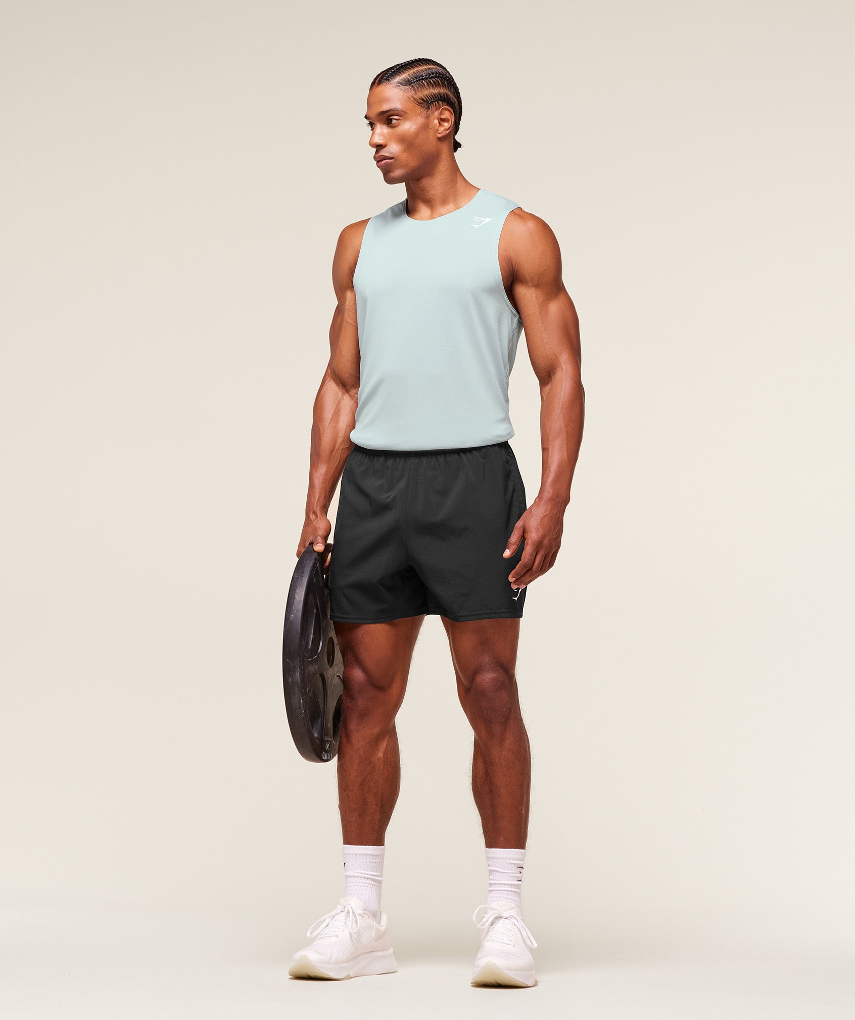 Gymshark Arrival Tank - Smoke Blue