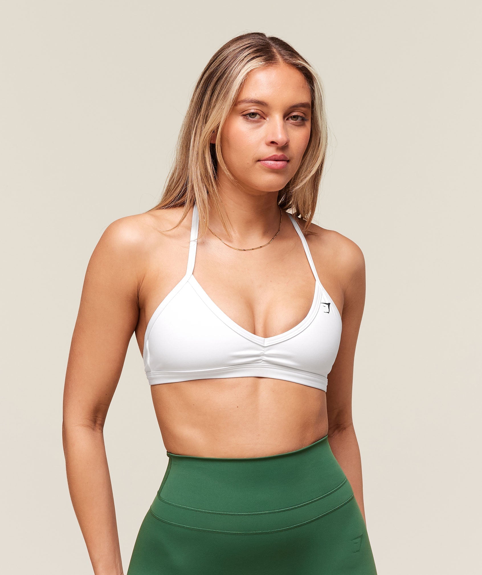 Gymshark Minimal Sports Bra - White