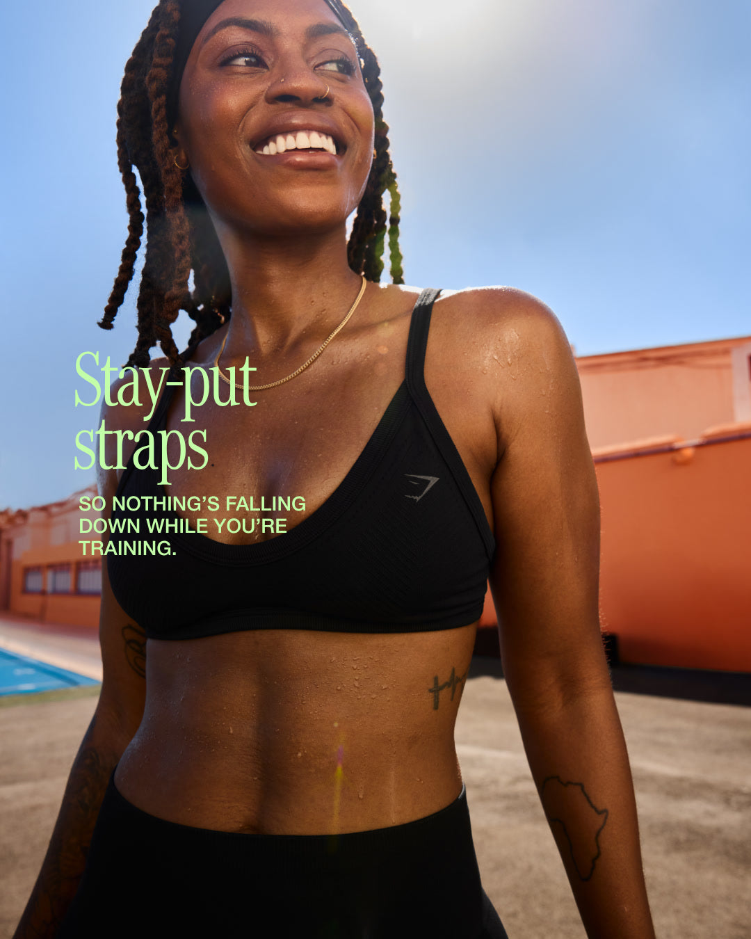 Gymshark Energise Seamless Sports Bra - Black