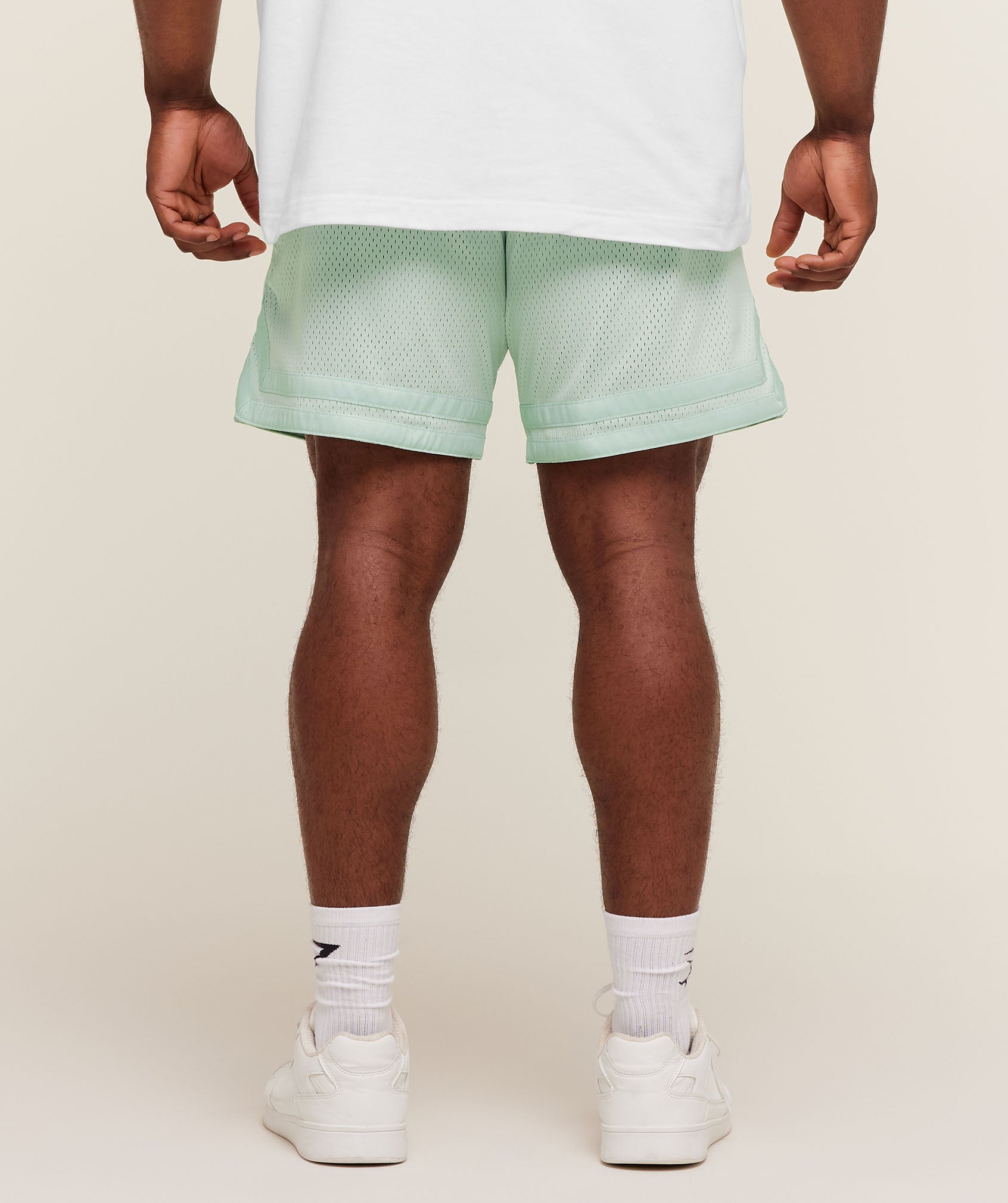 Gymshark Campus Mesh Shorts - Clay Green