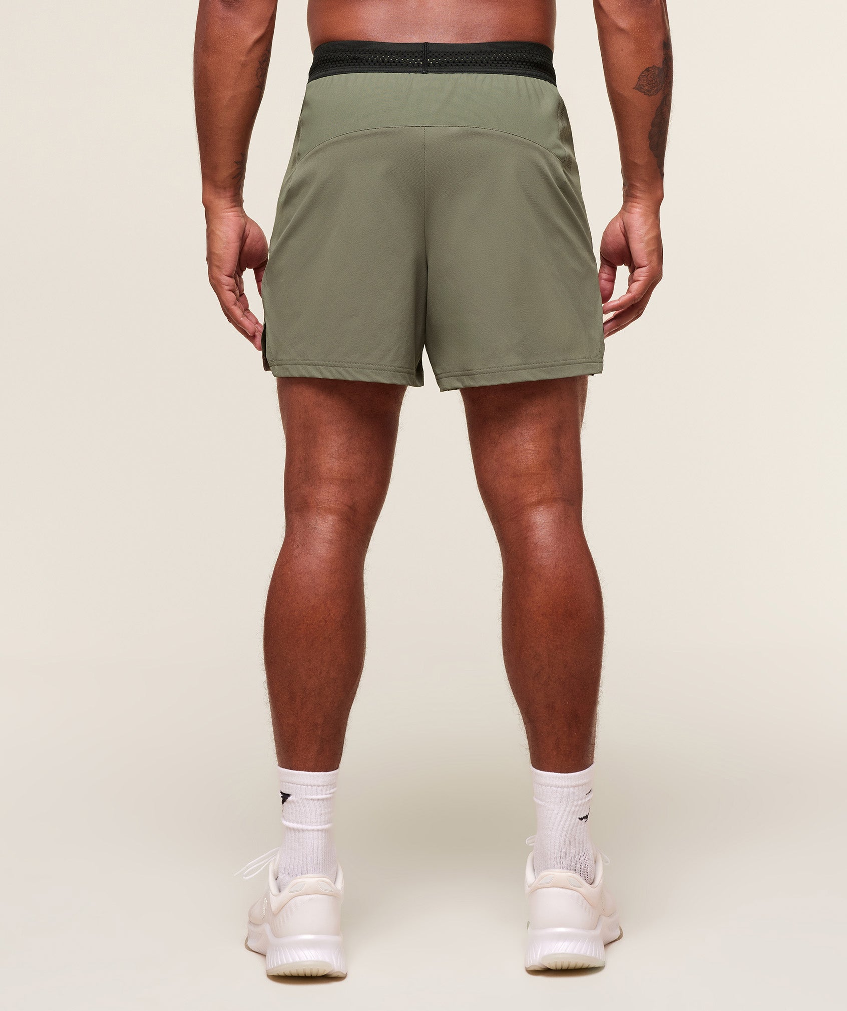 Gymshark Fit Elite 5" Shorts - Base Green