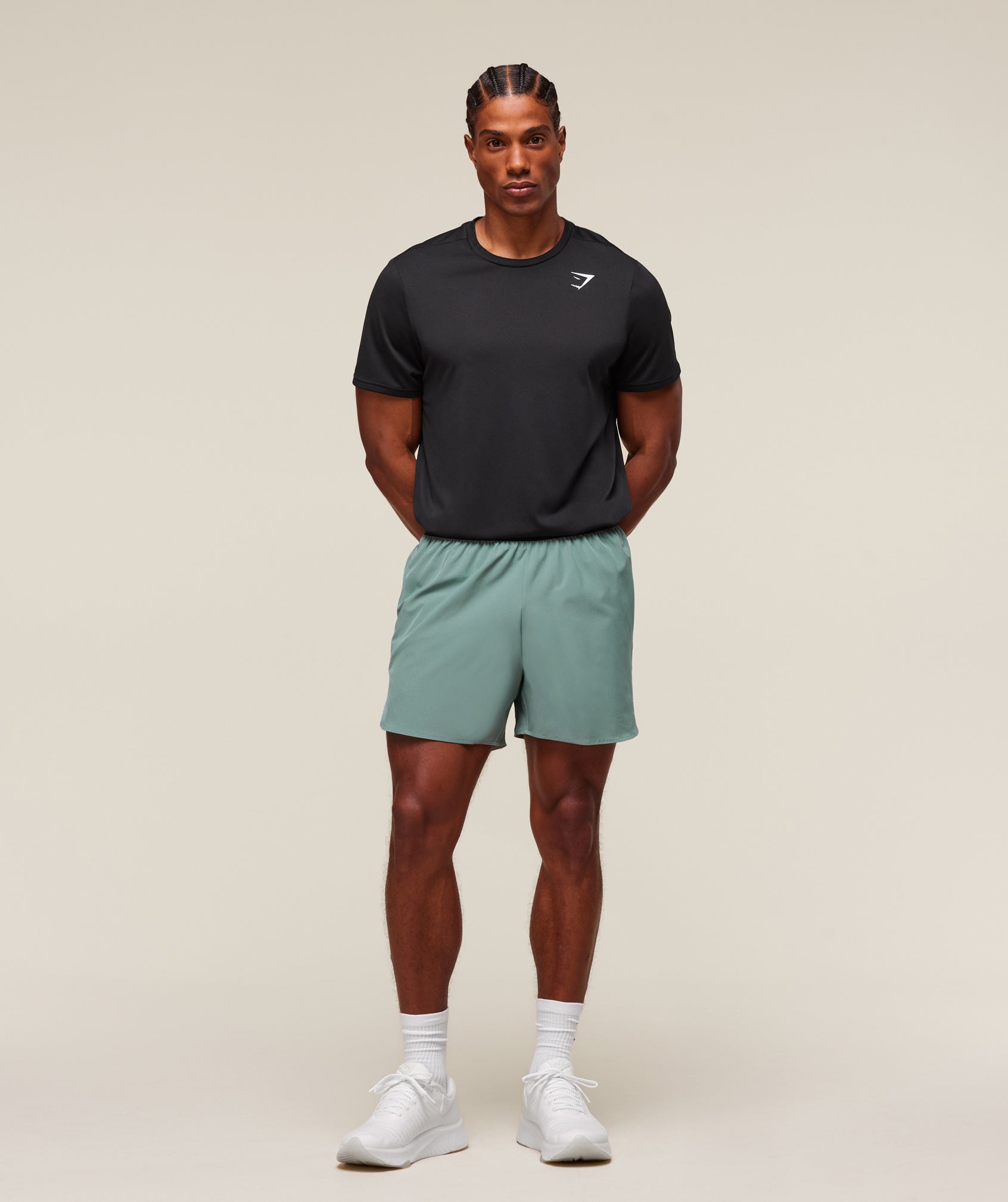 Gymshark Fit Repeat 6" Shorts - Celeste Blue