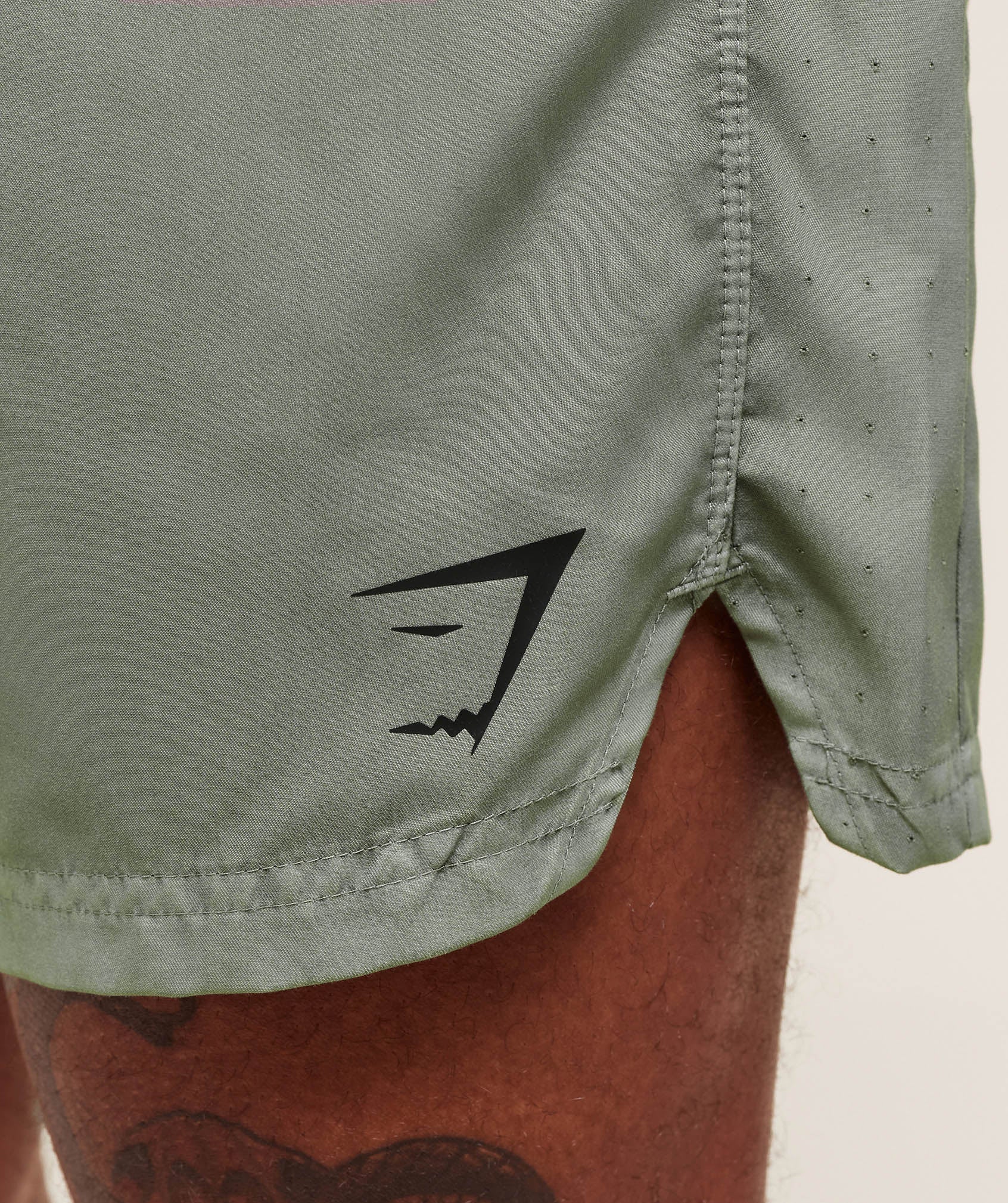 Gymshark Fit Light 7" Shorts - Strength Green