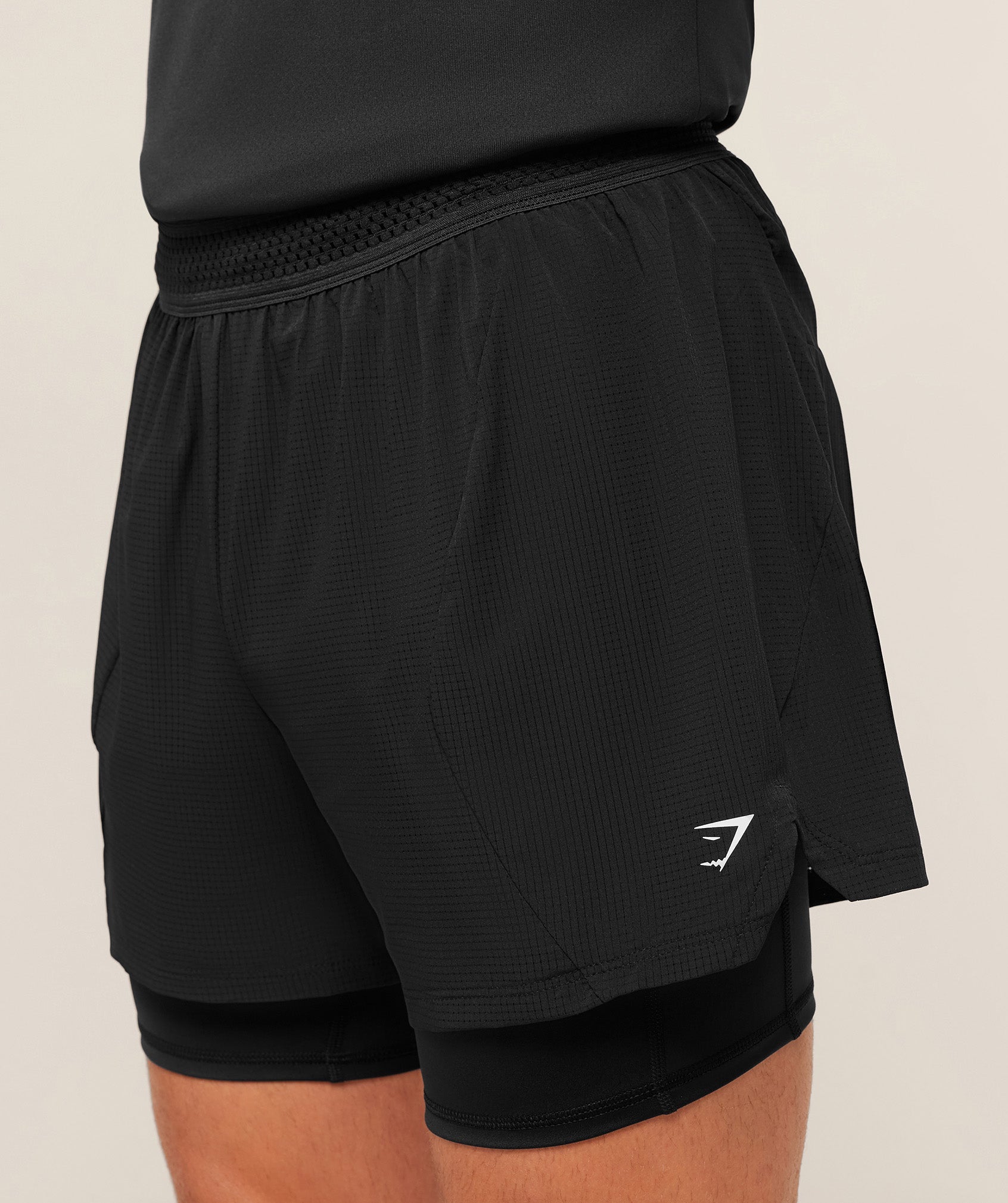 Gymshark Running 4" 2in1 Shorts - Black