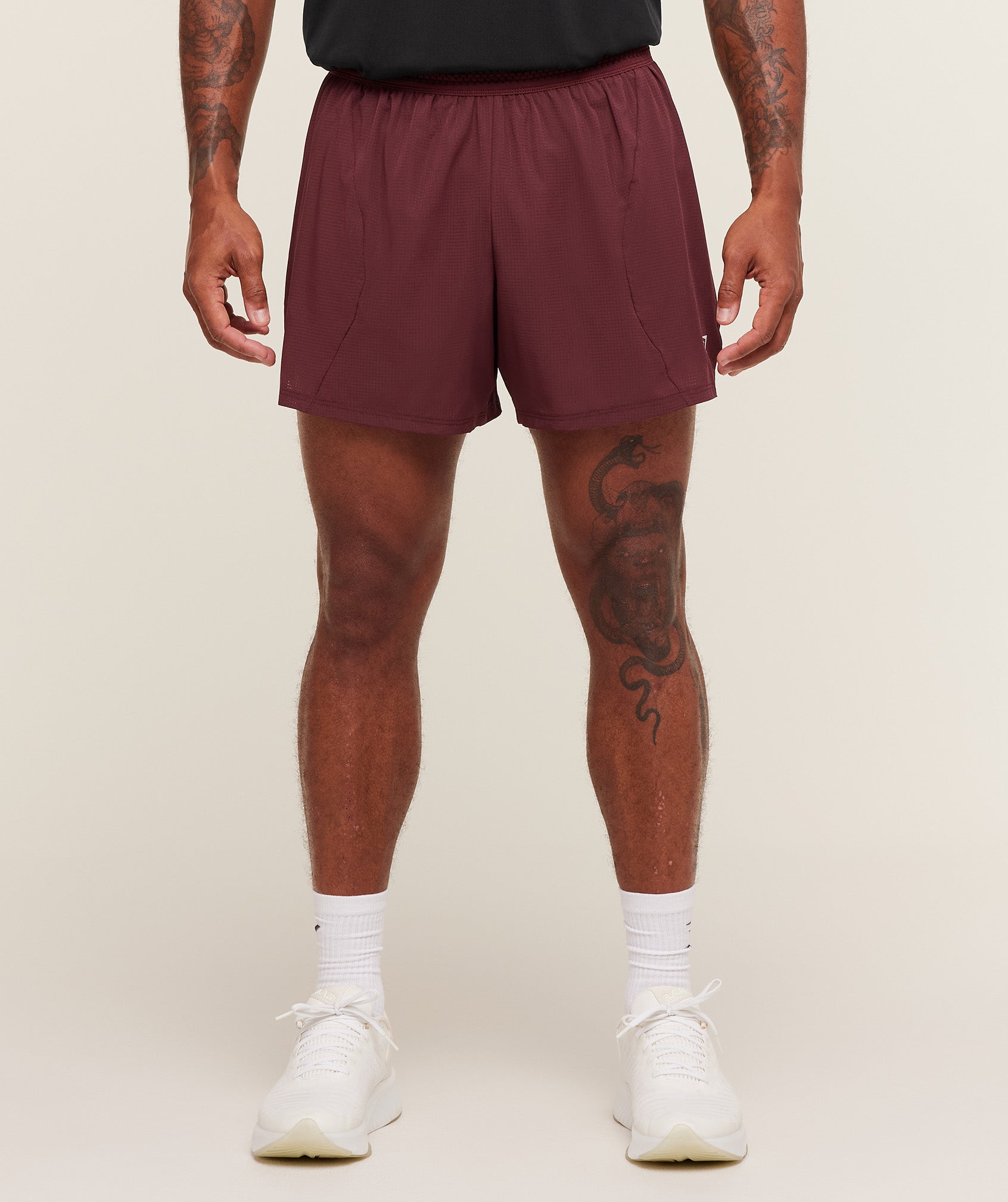 Gymshark Running 5" Shorts - Rich Maroon