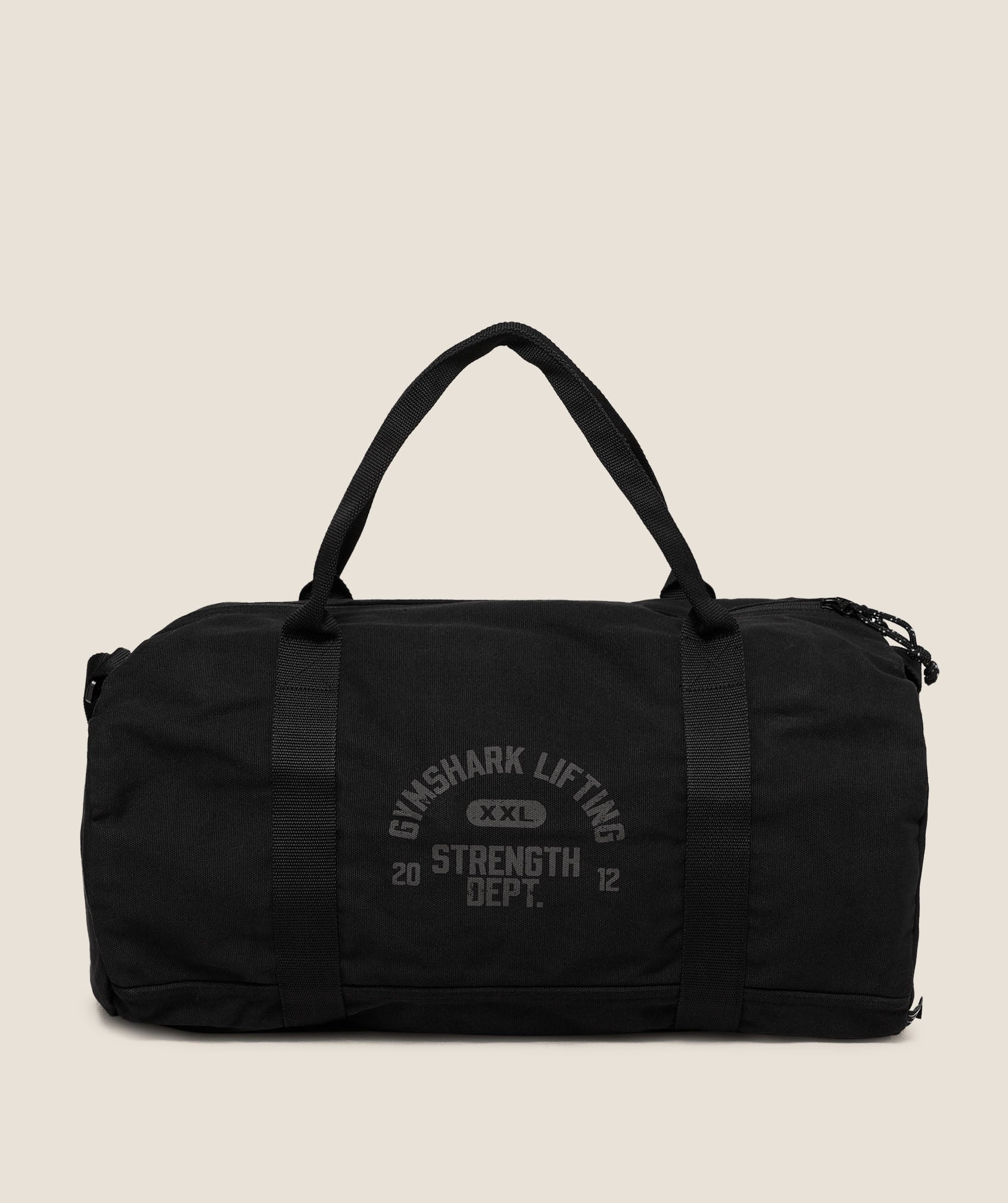 Gymshark Strength Dept Canvas Duffle Bag - Black