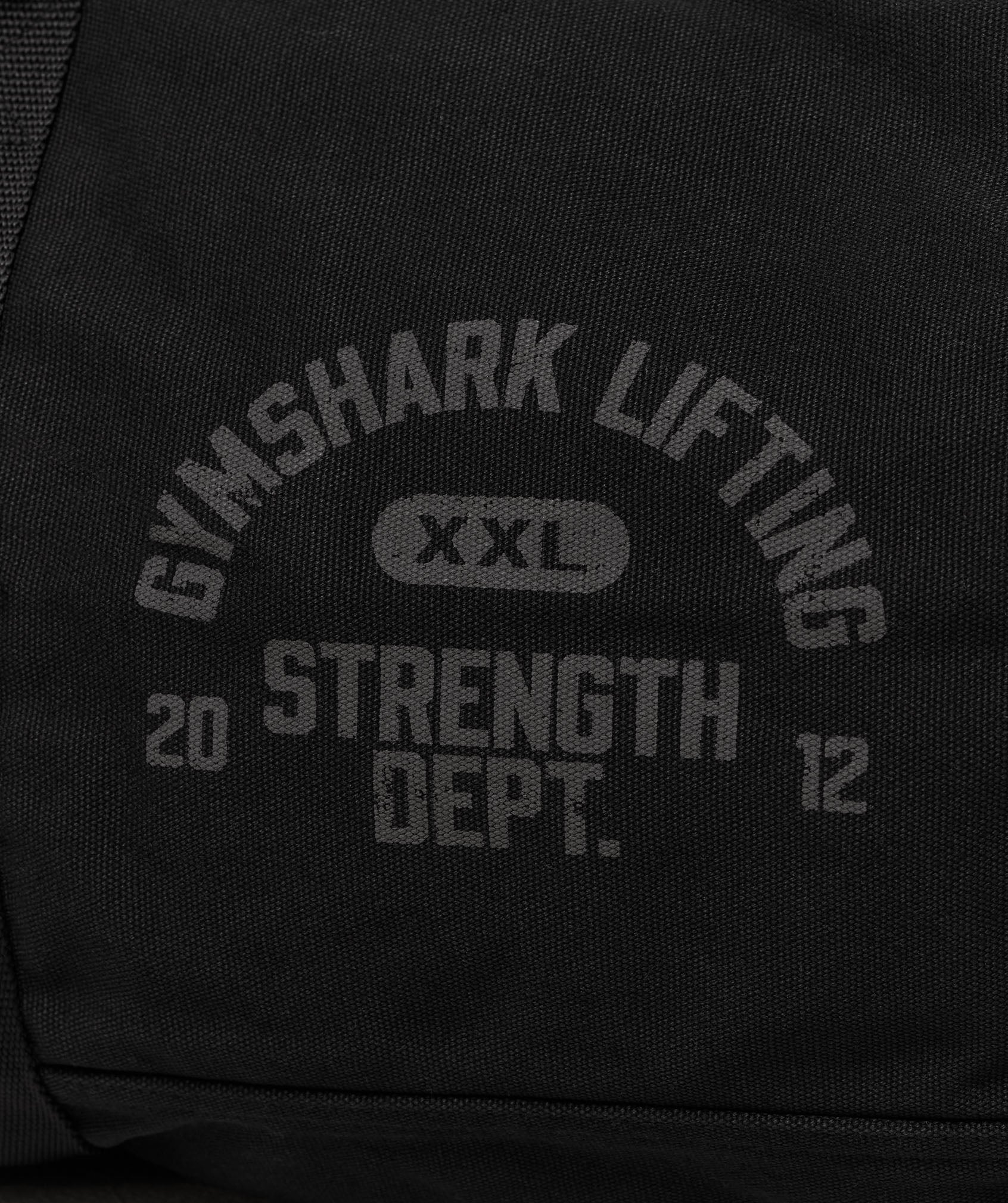 Gymshark Strength Dept Canvas Duffle Bag - Black