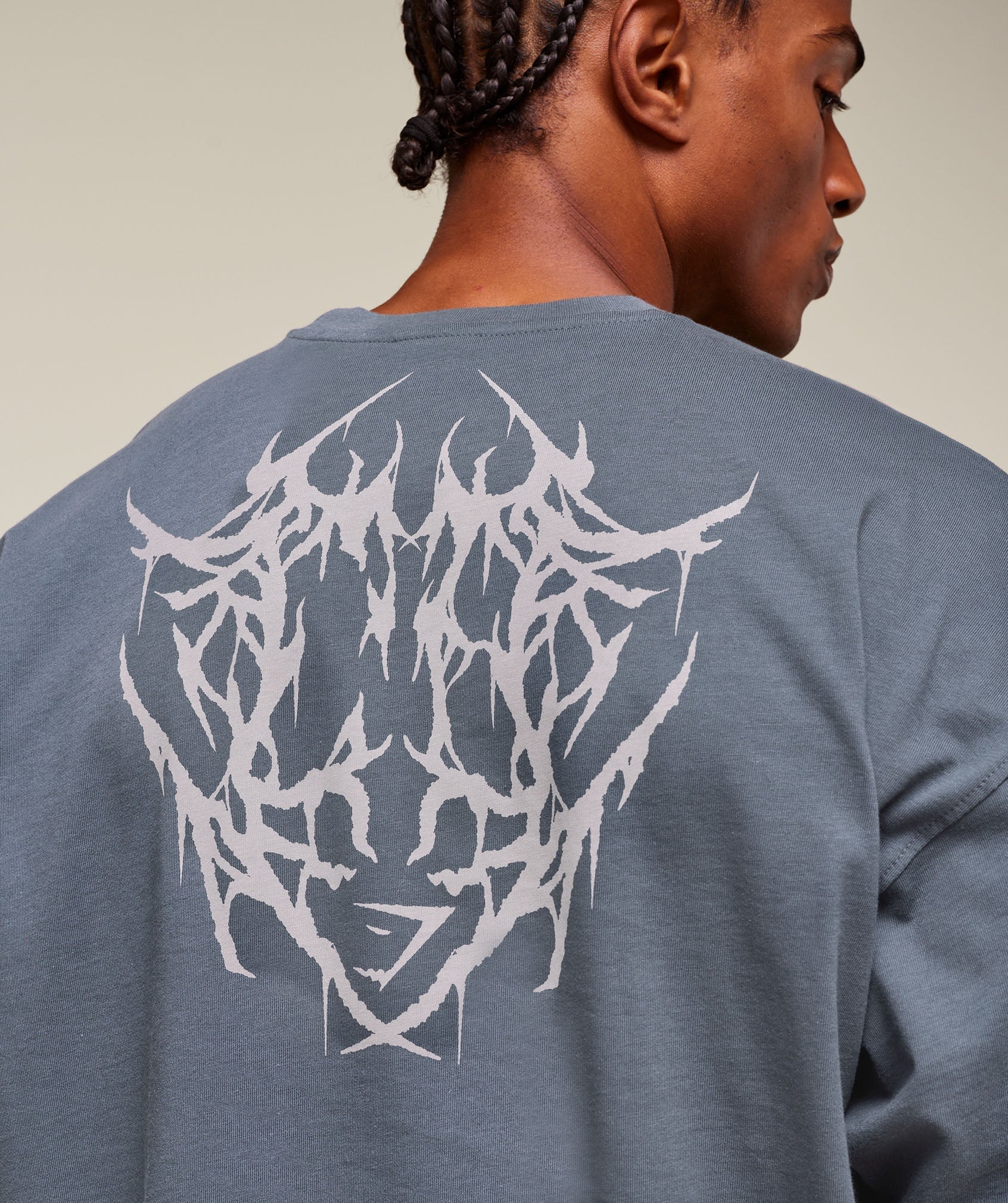 Gymshark Carlos x Rest Day Essential T-Shirt - Titanium Blue