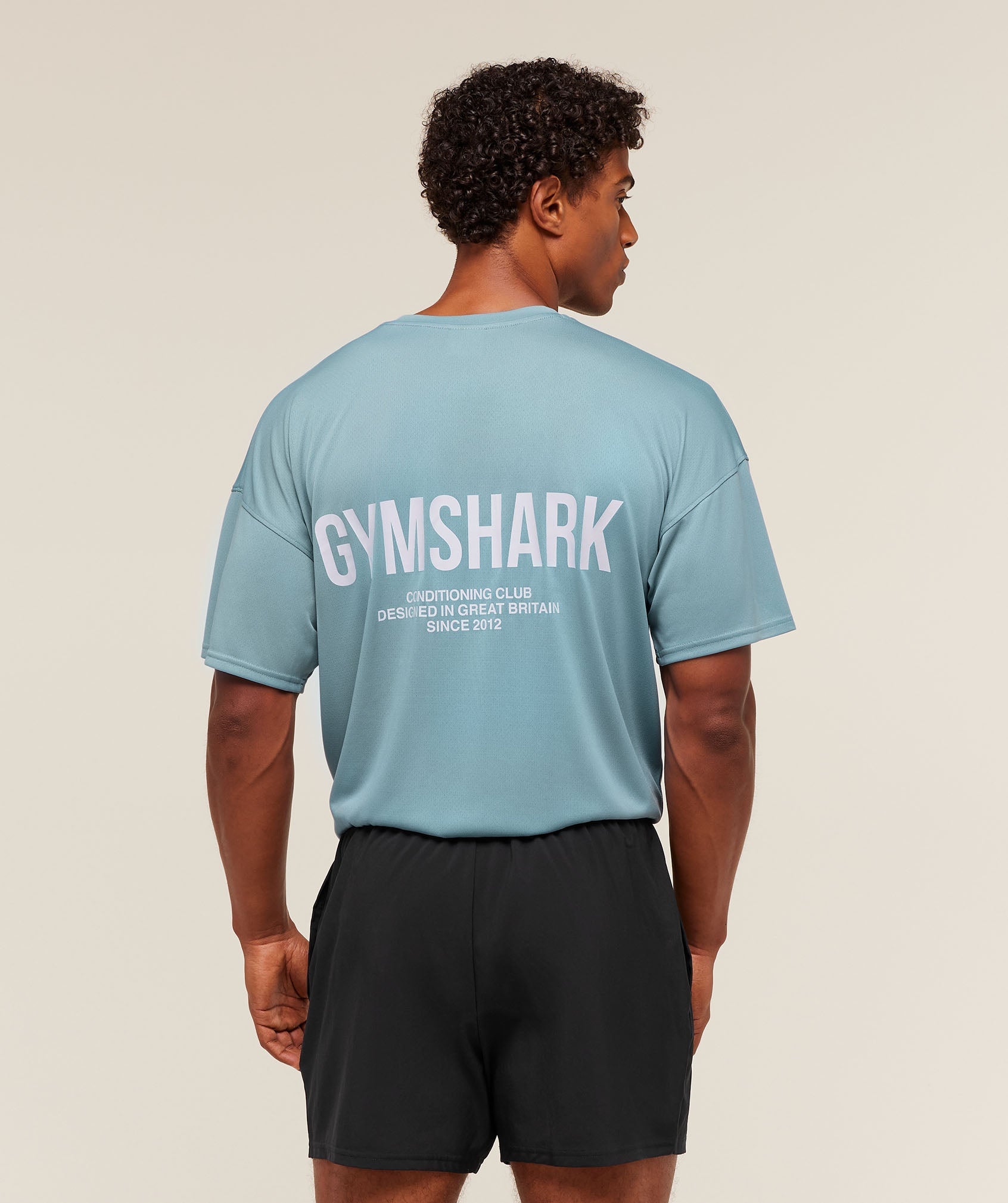 Gymshark Conditioning Club Oversized T-Shirt - Bench Blue