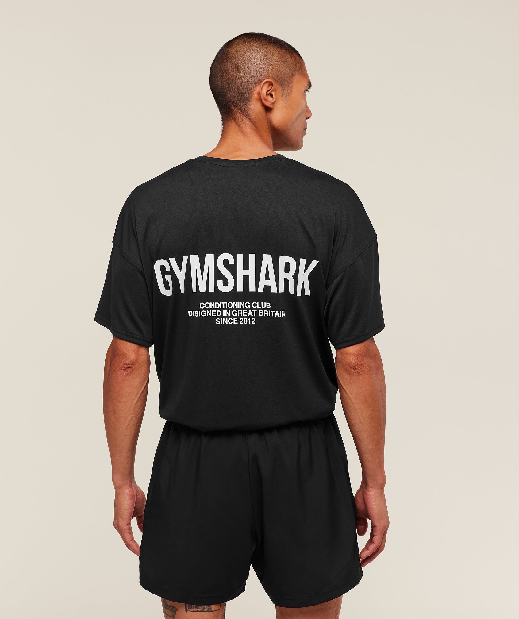 Gymshark Conditioning Club Oversized T-Shirt - Black