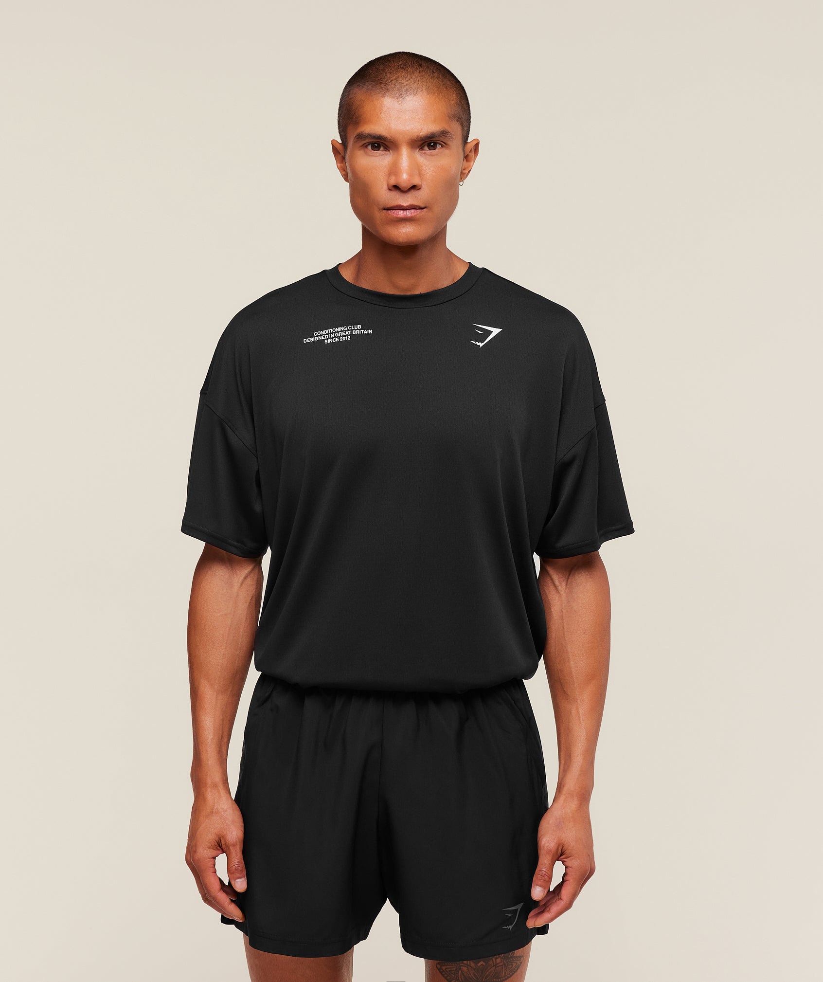 Gymshark Conditioning Club Oversized T-Shirt - Black