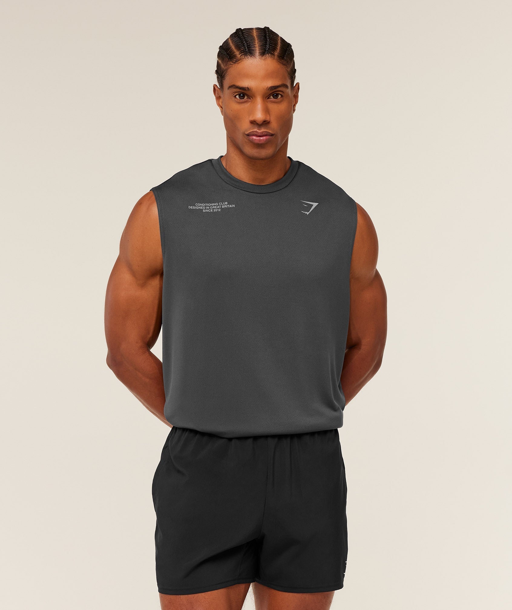 Gymshark Conditioning Club Tank - GS Onyx Grey/GS Smokey Grey