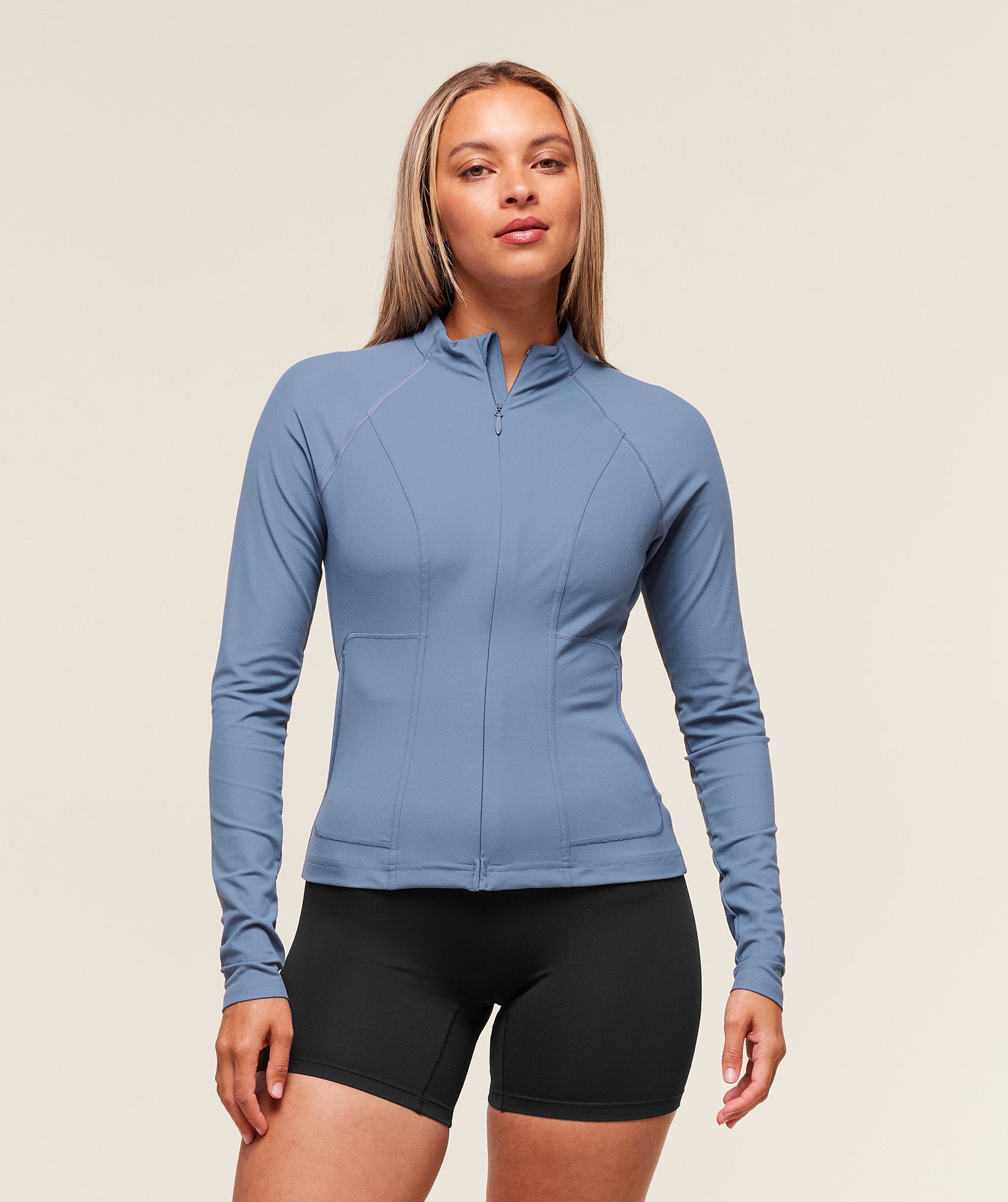 Gymshark Conditioning Full Zip Jacket - Worn Blue