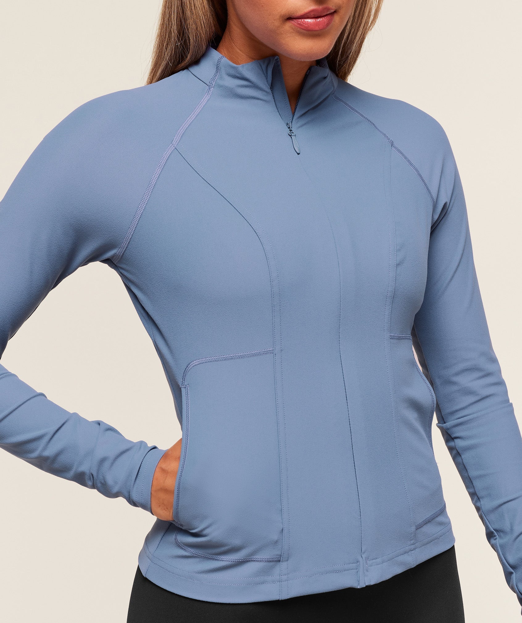Gymshark Conditioning Full Zip Jacket - Worn Blue