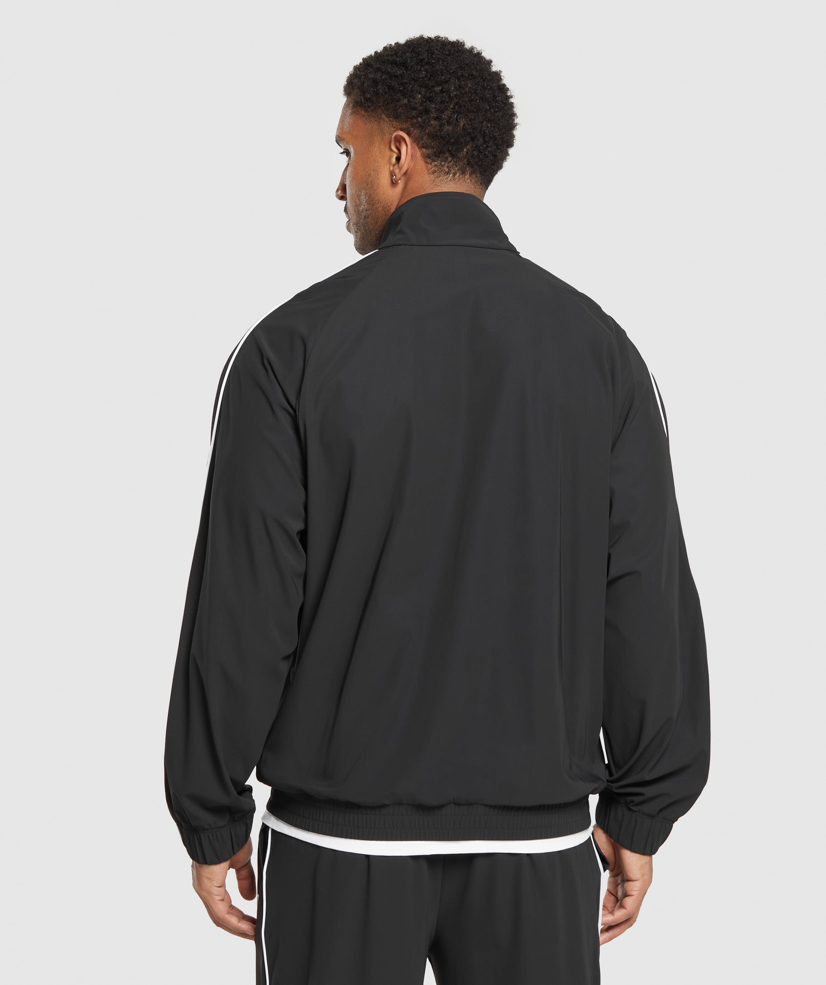 Gymshark Contrast Track Top - Black