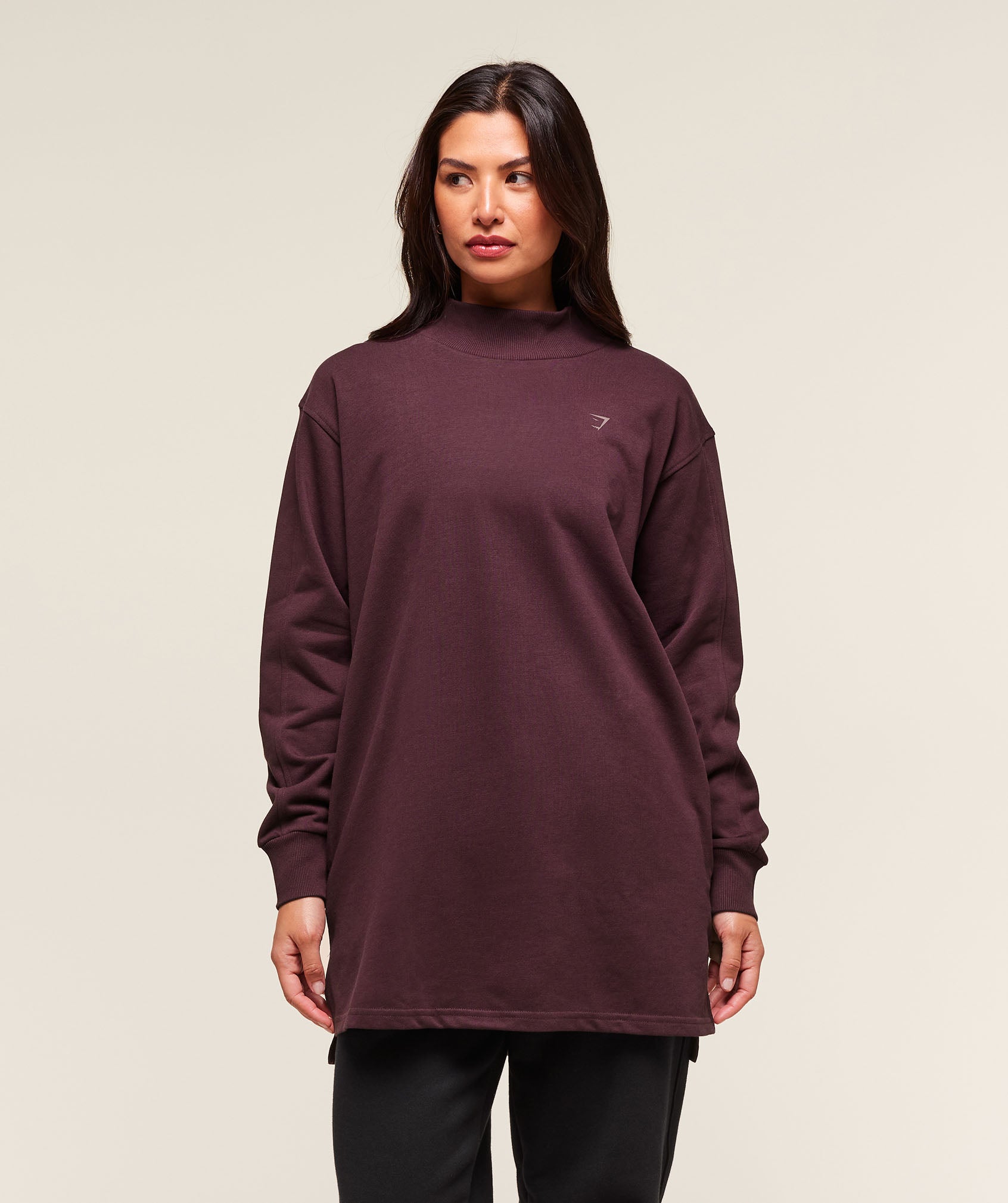 Gymshark Covered Pullover - Cherry Purple