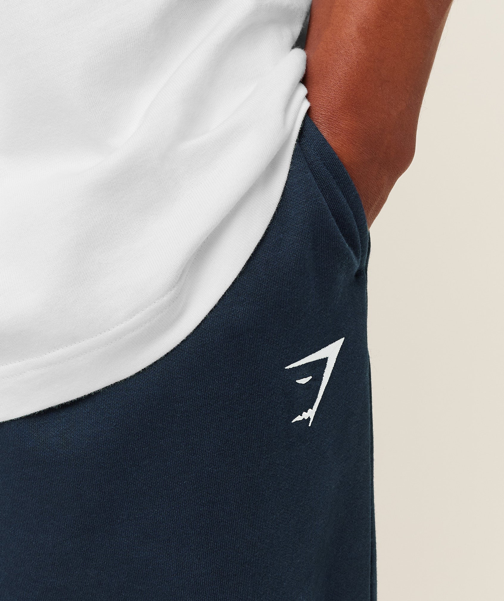 Gymshark Crest Oversized Joggers - GS Navy