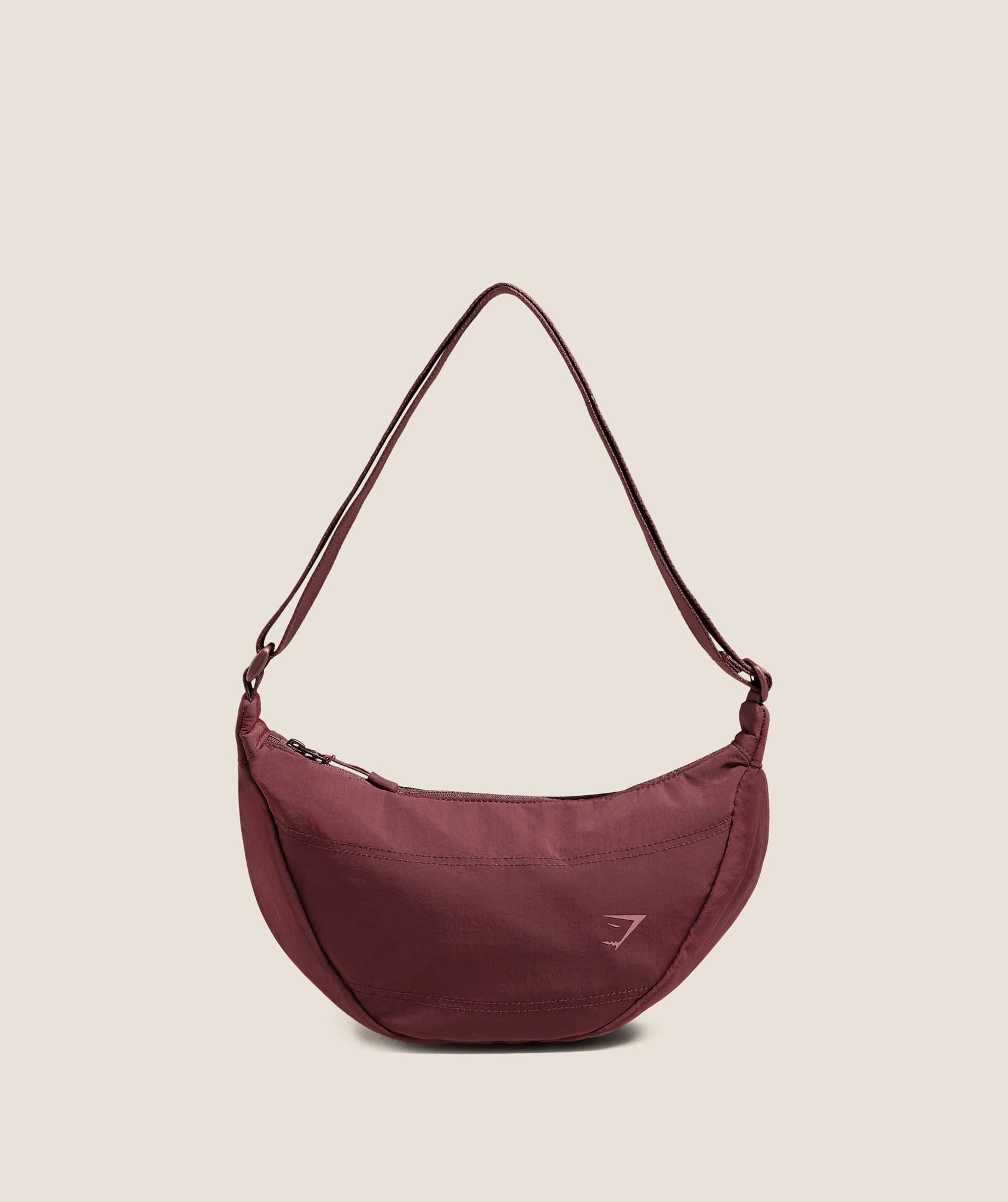 Gymshark Pleat Crossbody - Rich Maroon