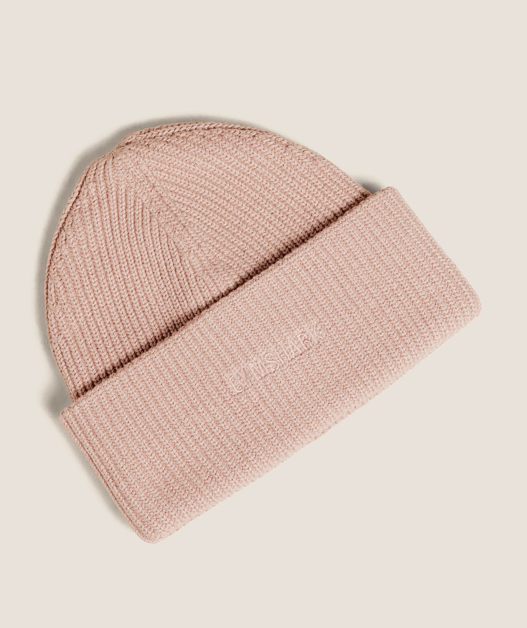 Gymshark Deep Knit Beanie - Muted Pink