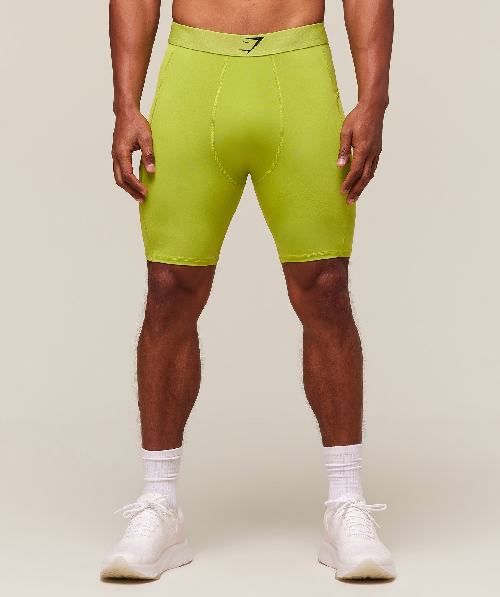 Gymshark Element Baselayer Shorts - Zest Green