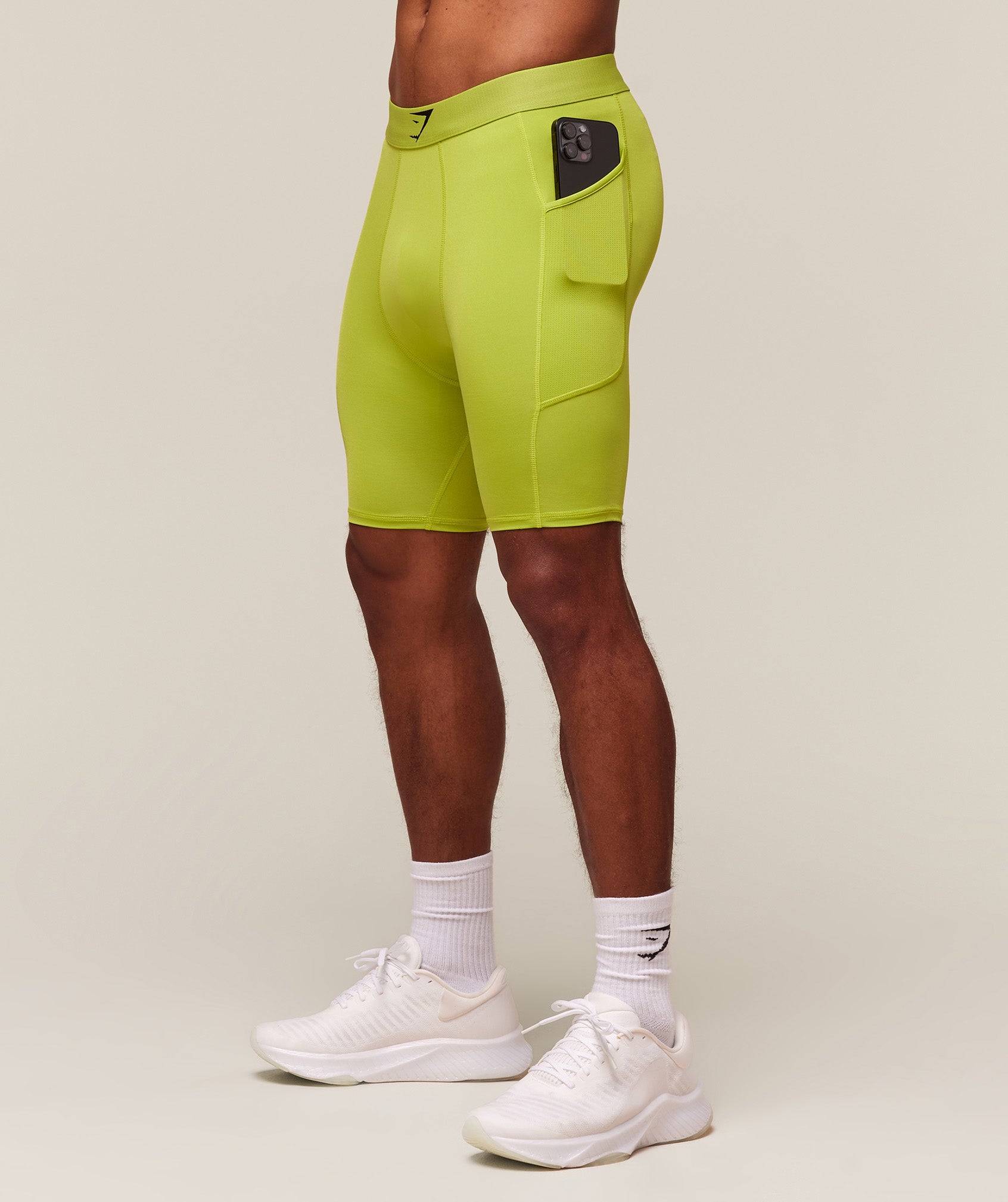 Gymshark Element Baselayer Shorts - Zest Green