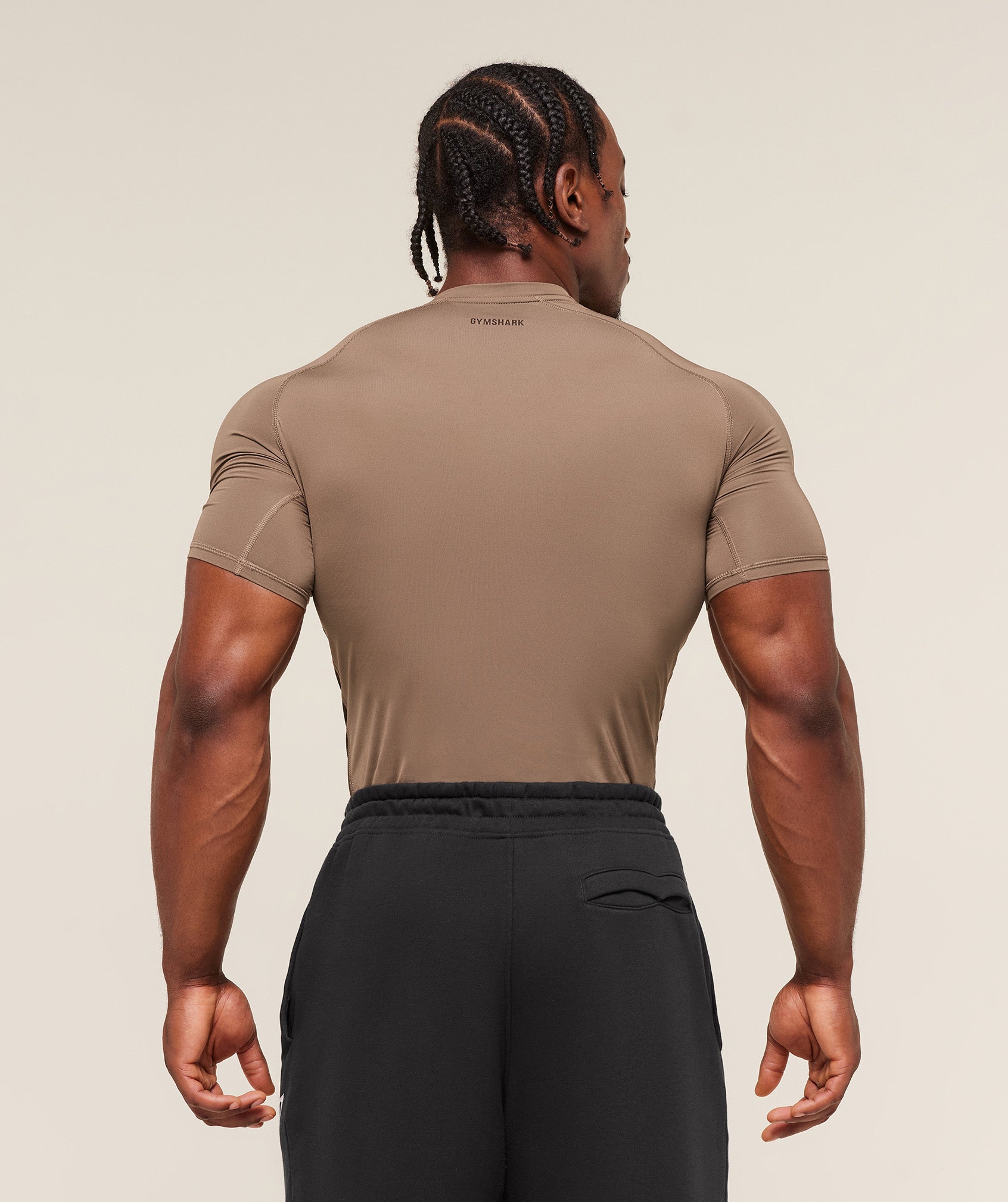 Gymshark Element Baselayer T-Shirt - Soul Brown/Archive Brown