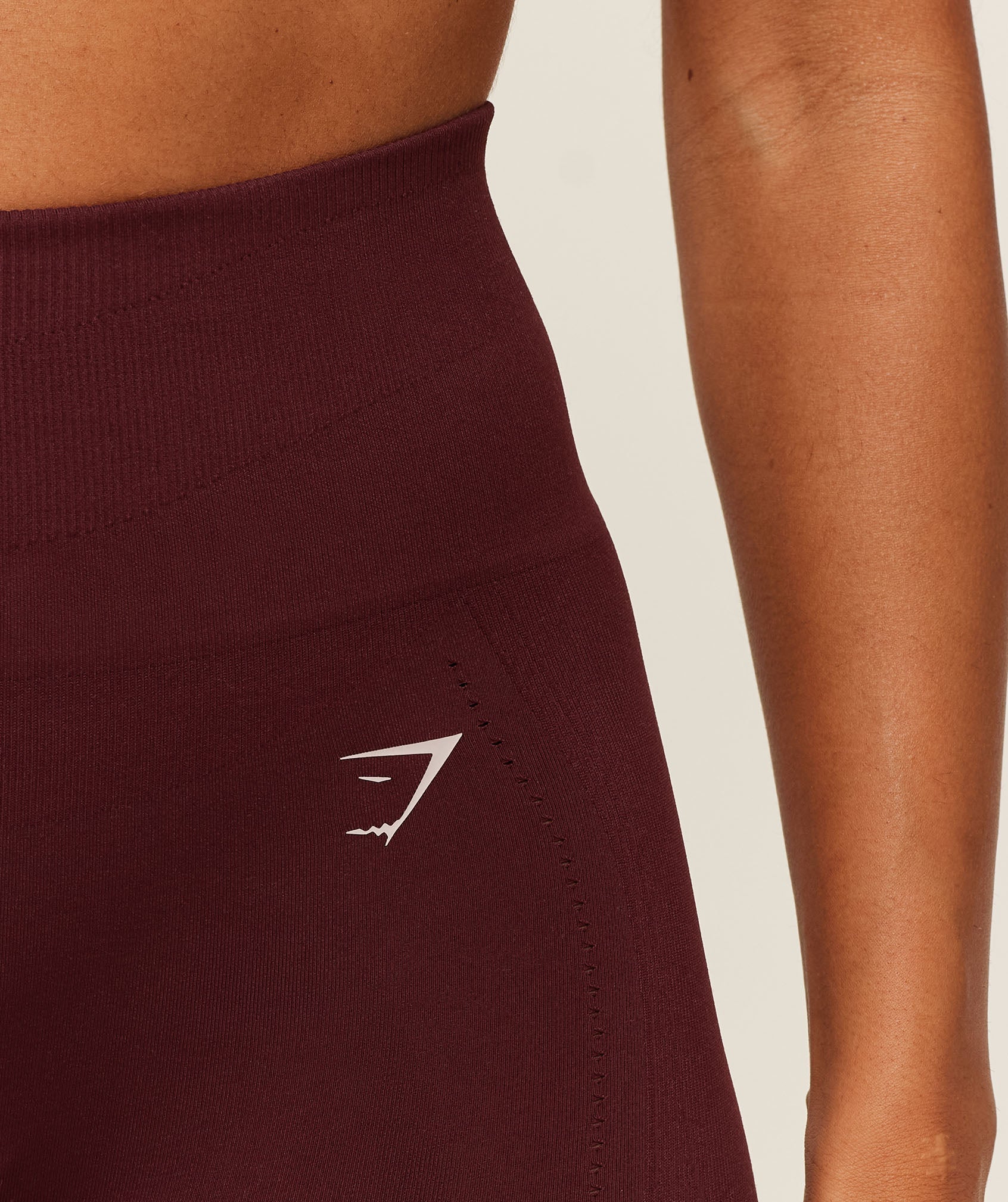 Gymshark Energise Seamless Leggings - Rich Maroon