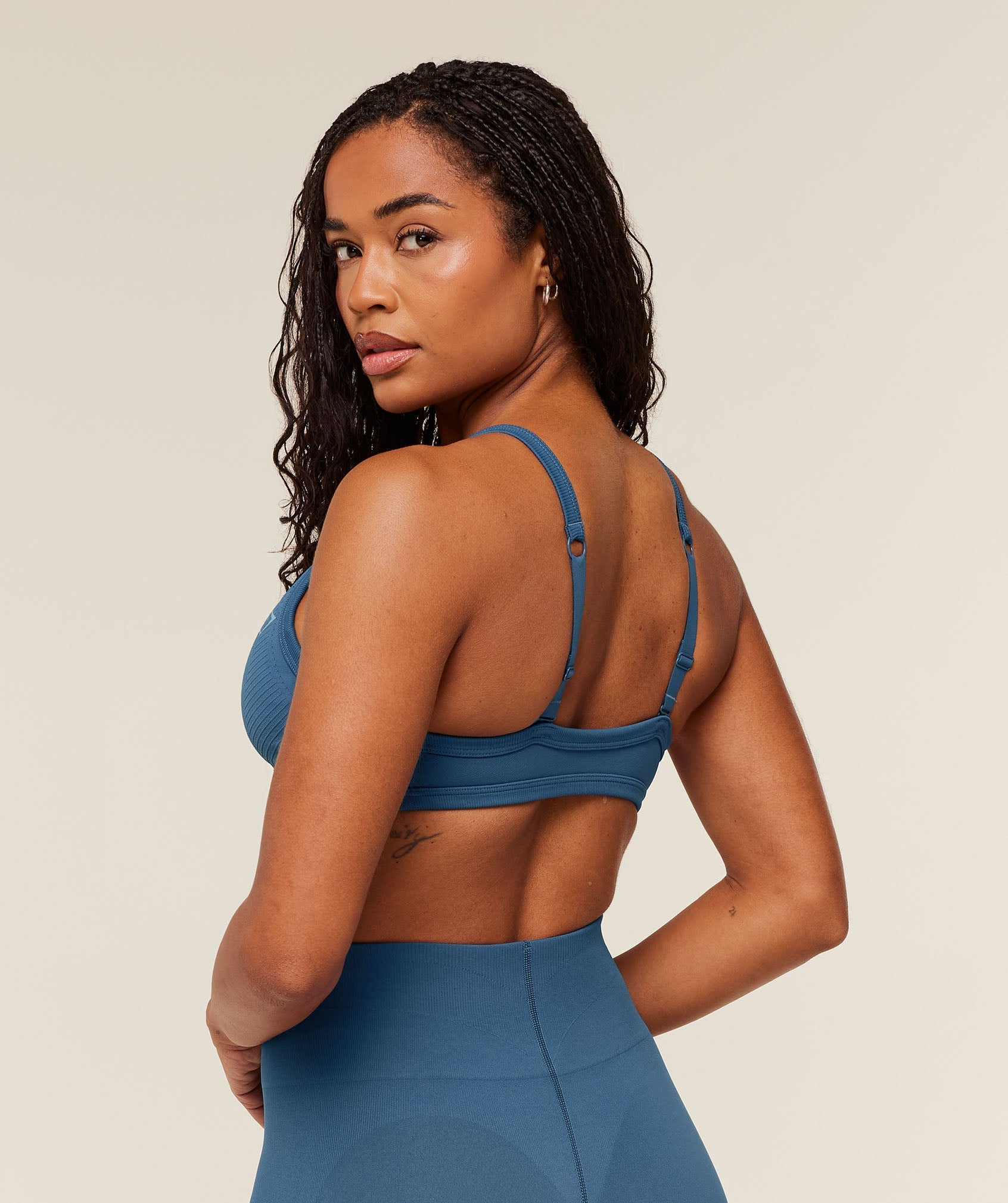 Gymshark Energise Seamless Sports Bra - Compound Blue