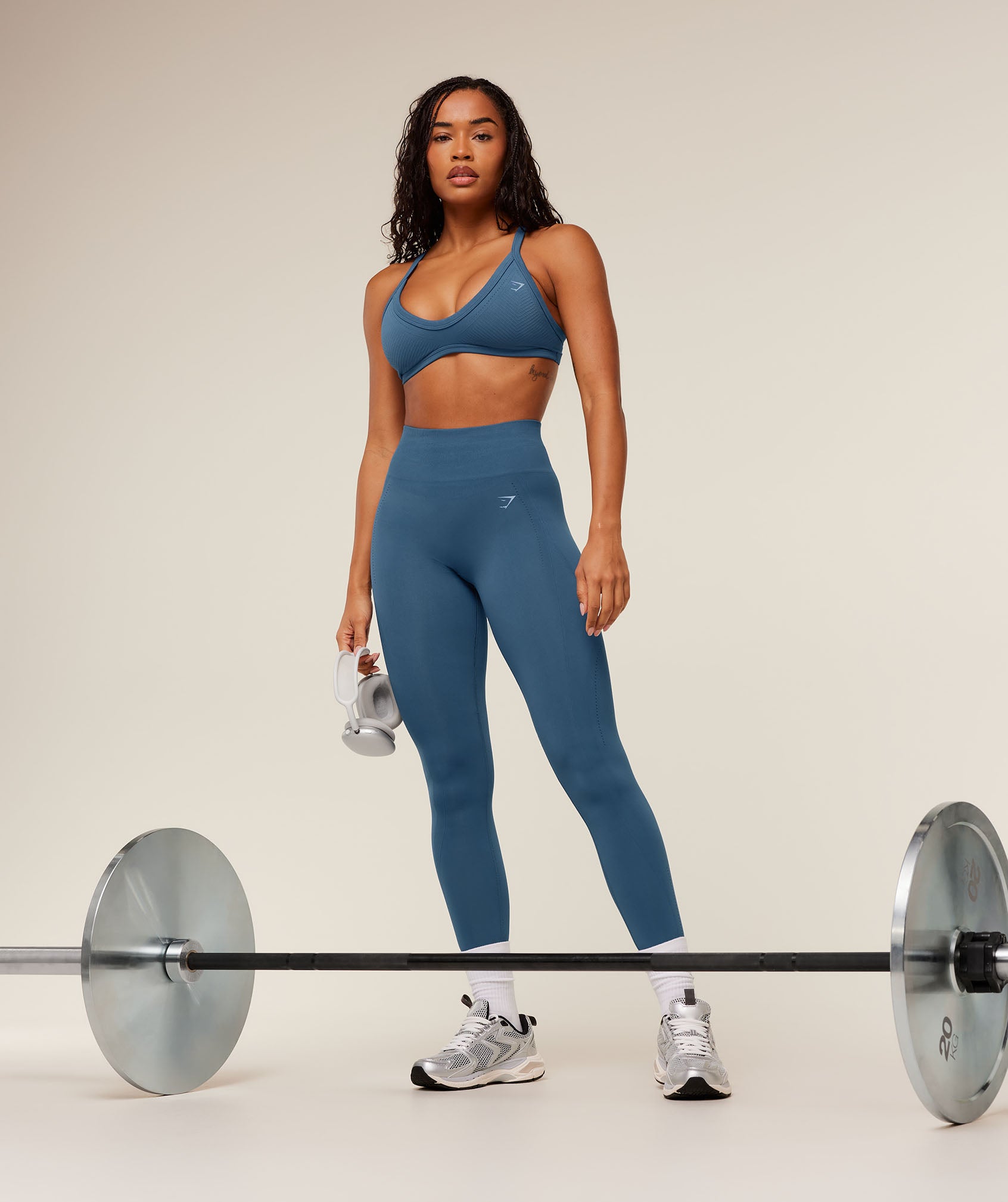 Gymshark Energise Seamless Sports Bra - Compound Blue