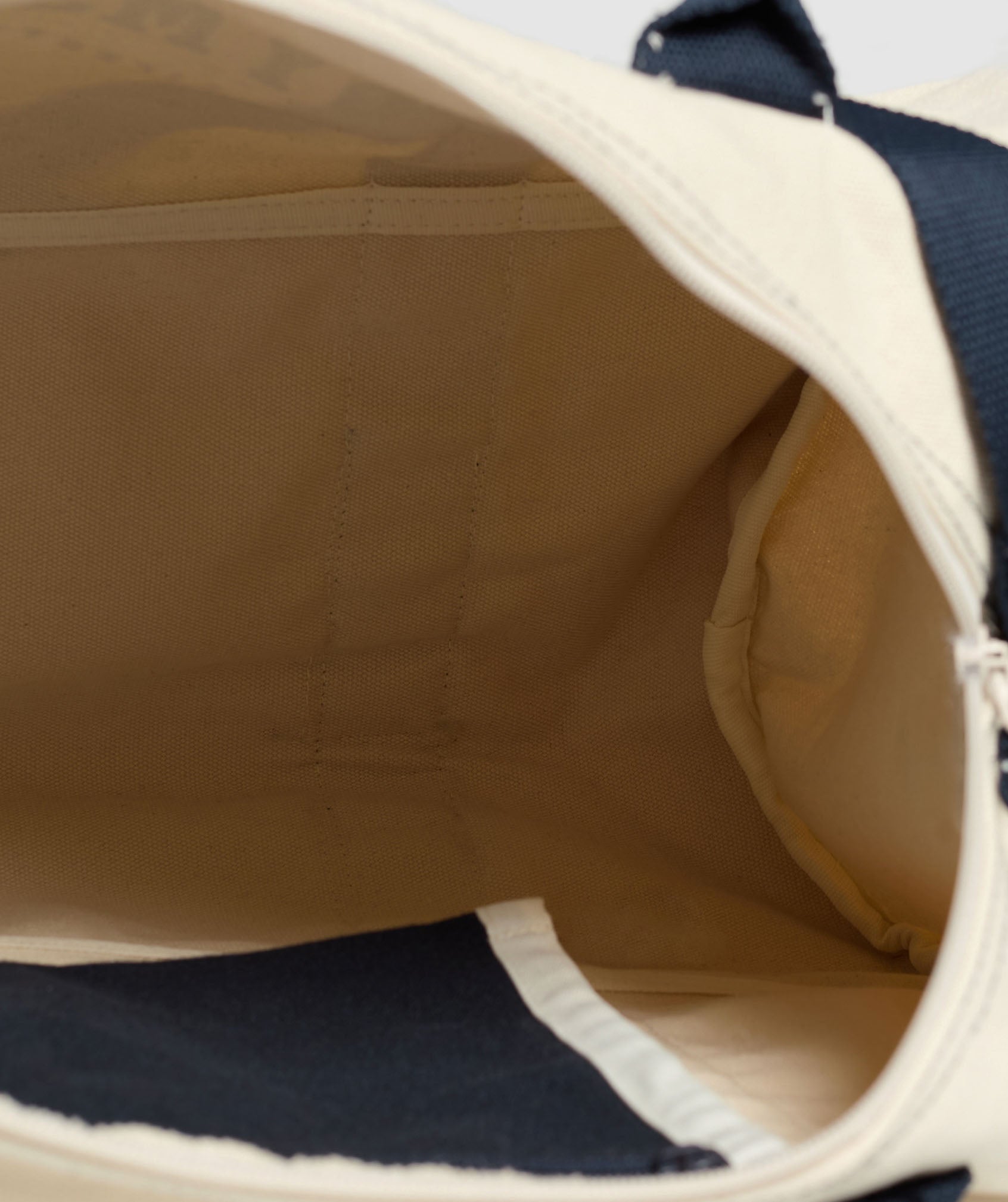 Gymshark Collegiate Canvas Duffle - Oat White/Heavy Blue