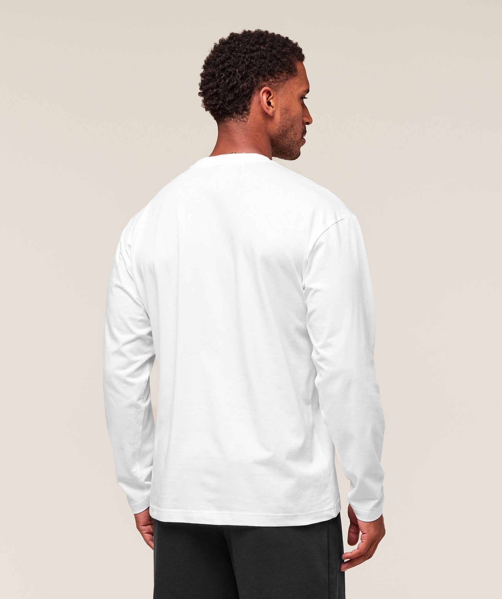 Gymshark Essential Oversized Long Sleeve T-Shirt - White