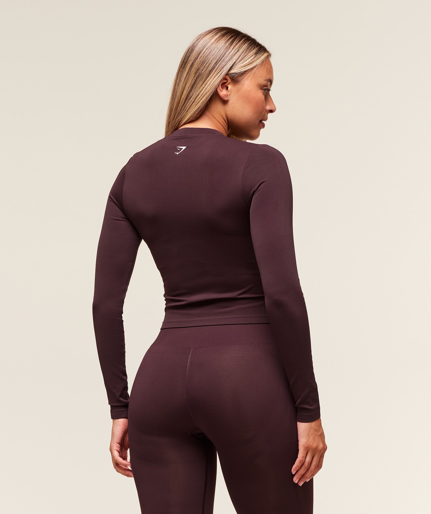 Gymshark Everyday Seamless Zip Tracktop - Cherry Purple