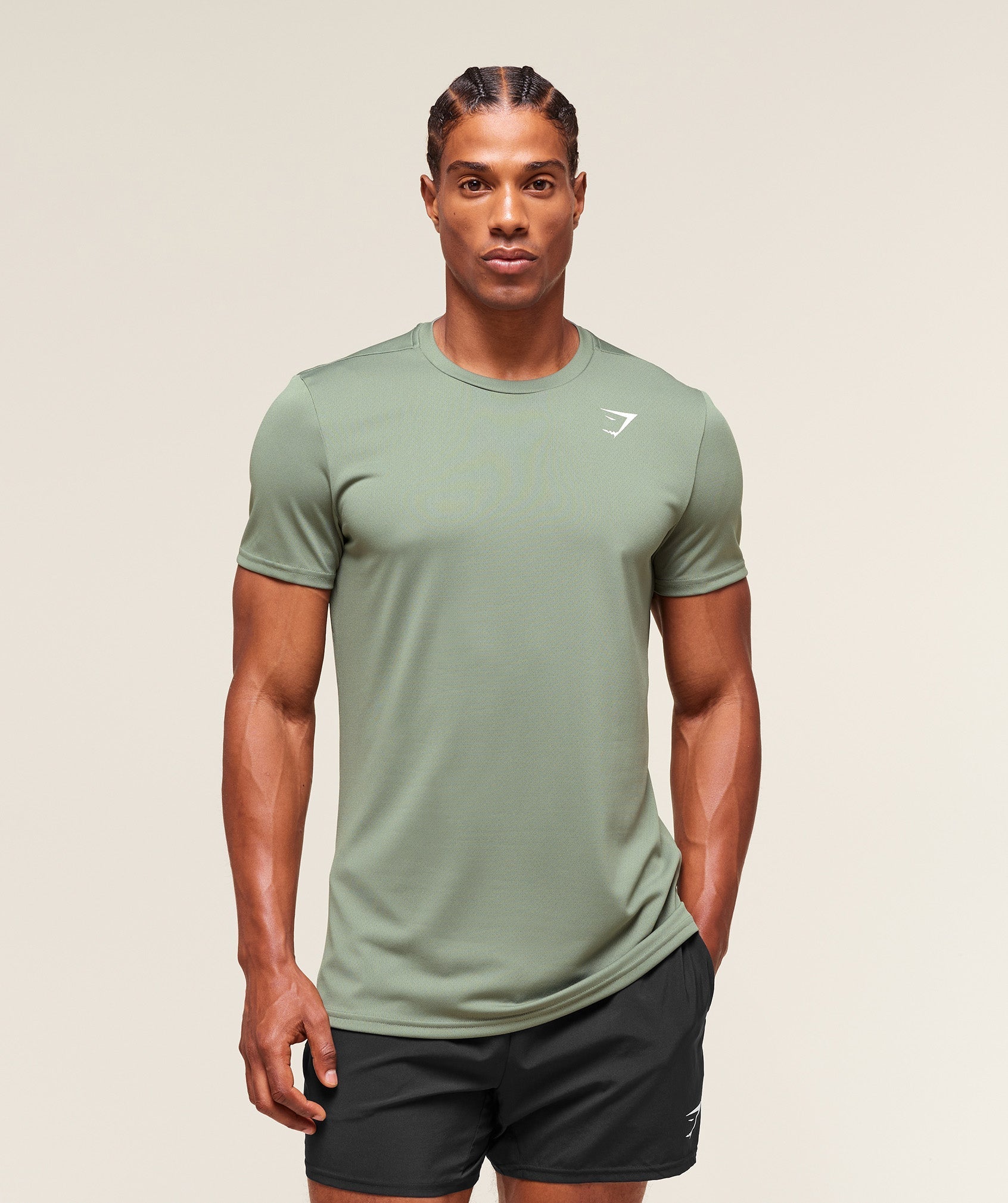 Gymshark Everyday Performance T-Shirt 2 Pack - Unit Green/Black