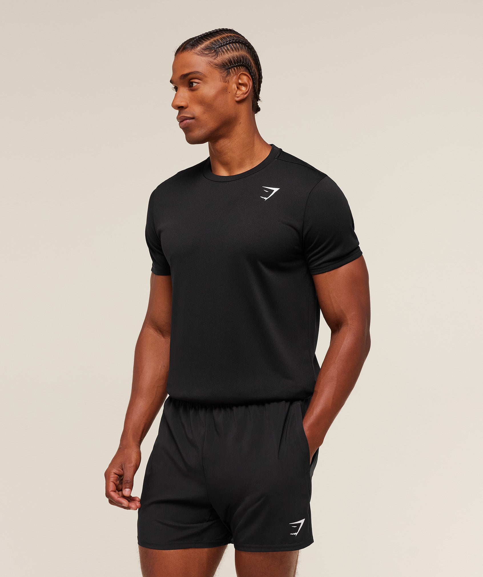 Gymshark Everyday Performance T-Shirt 2 Pack - White/Black