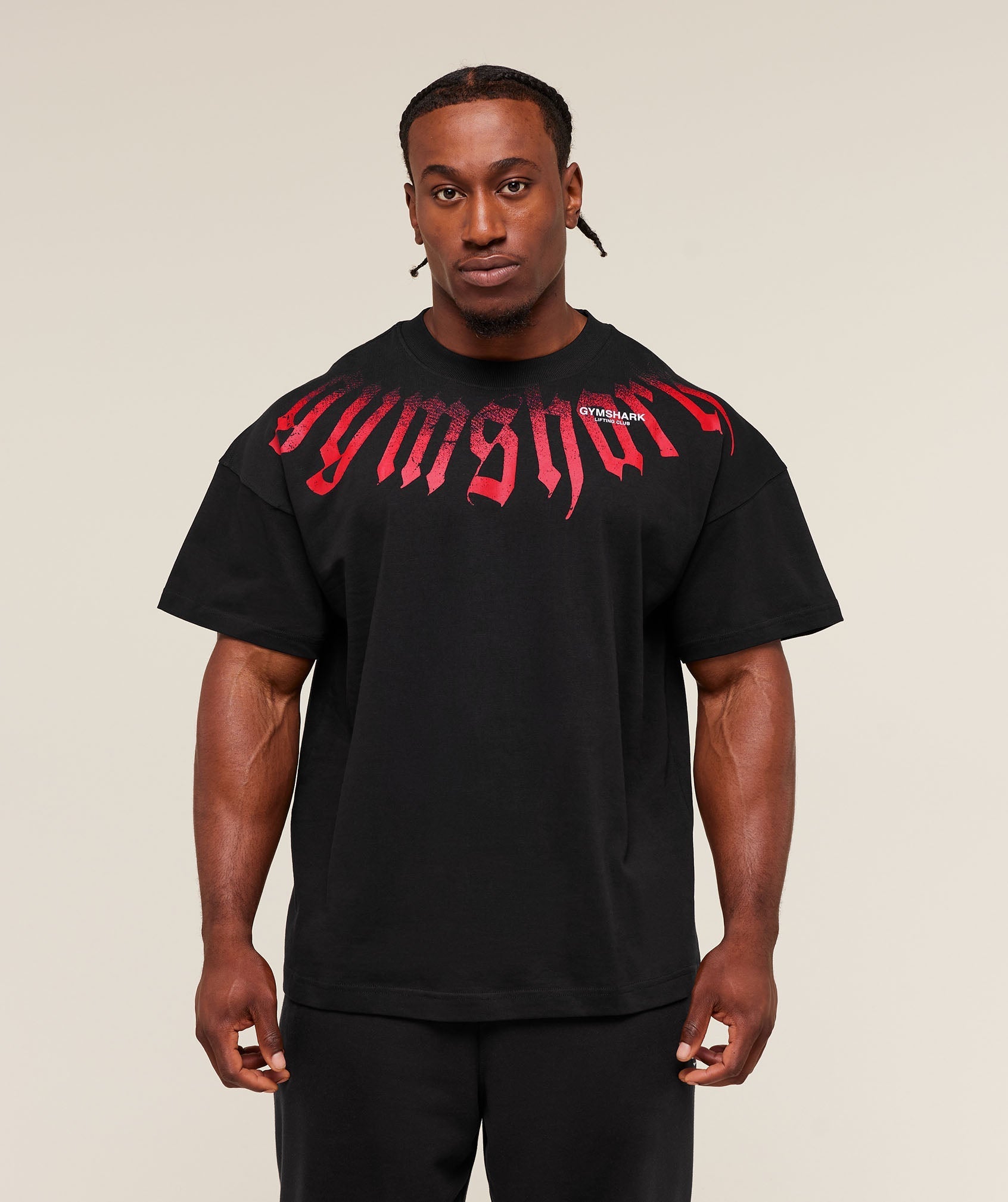 Gymshark Fade Graphic T-Shirt - GS Black