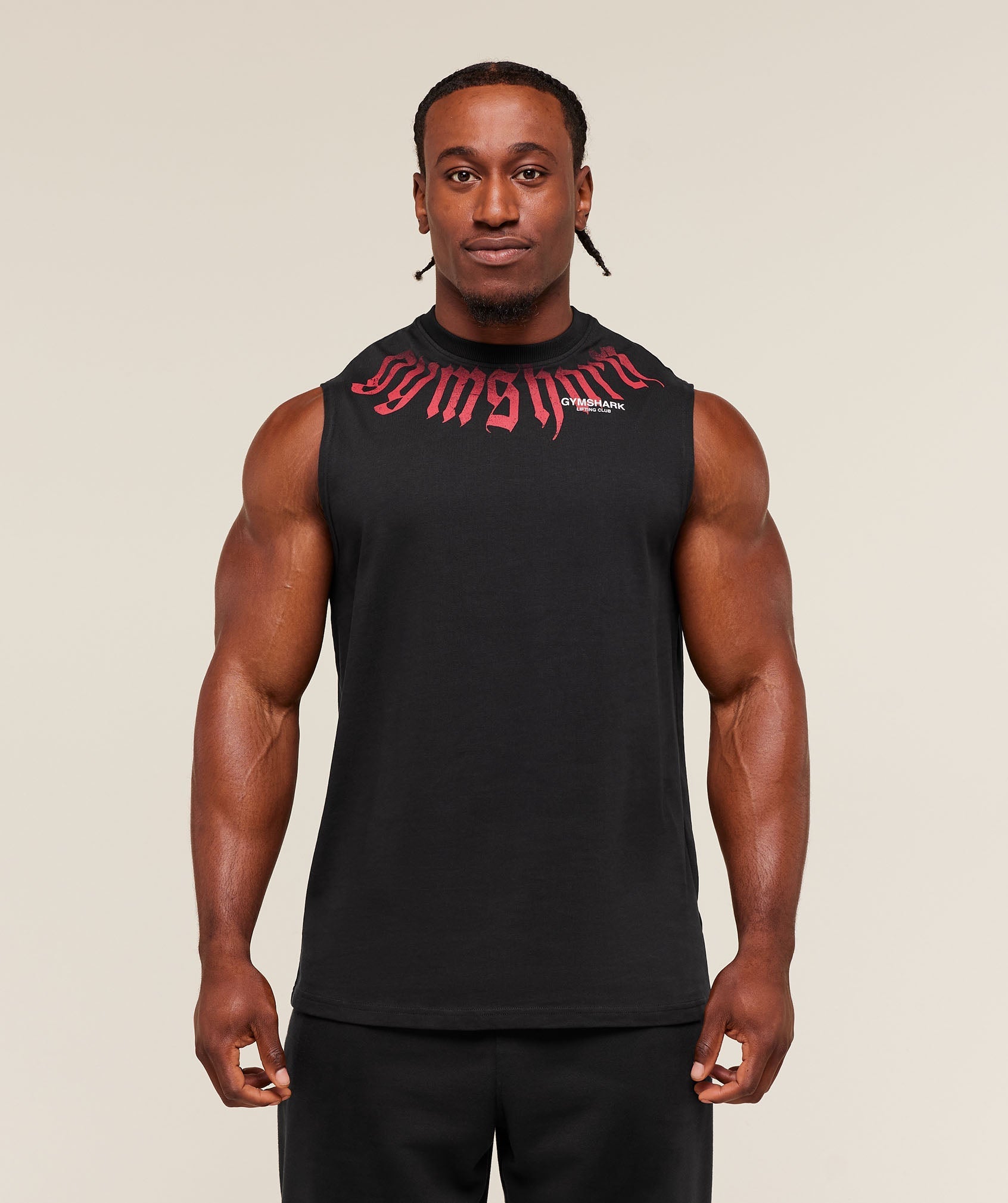 Gymshark Fade Graphic Tank - GS Black