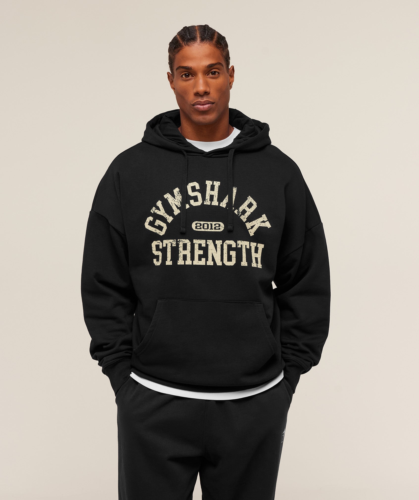 Gymshark 2012 Strength Hoodie - Black