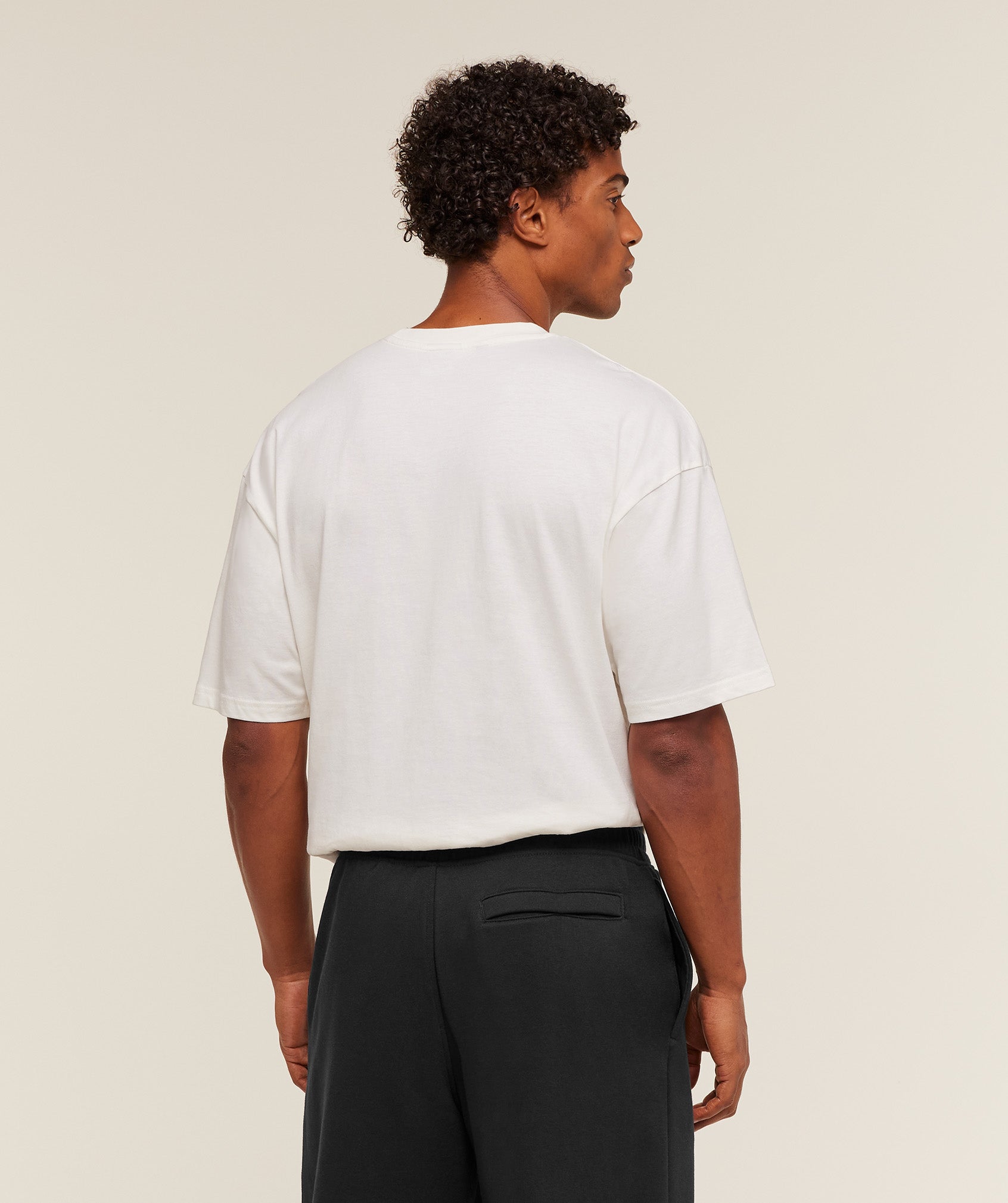 Gymshark Athletic Division Graphic T-Shirt - GS Soft White