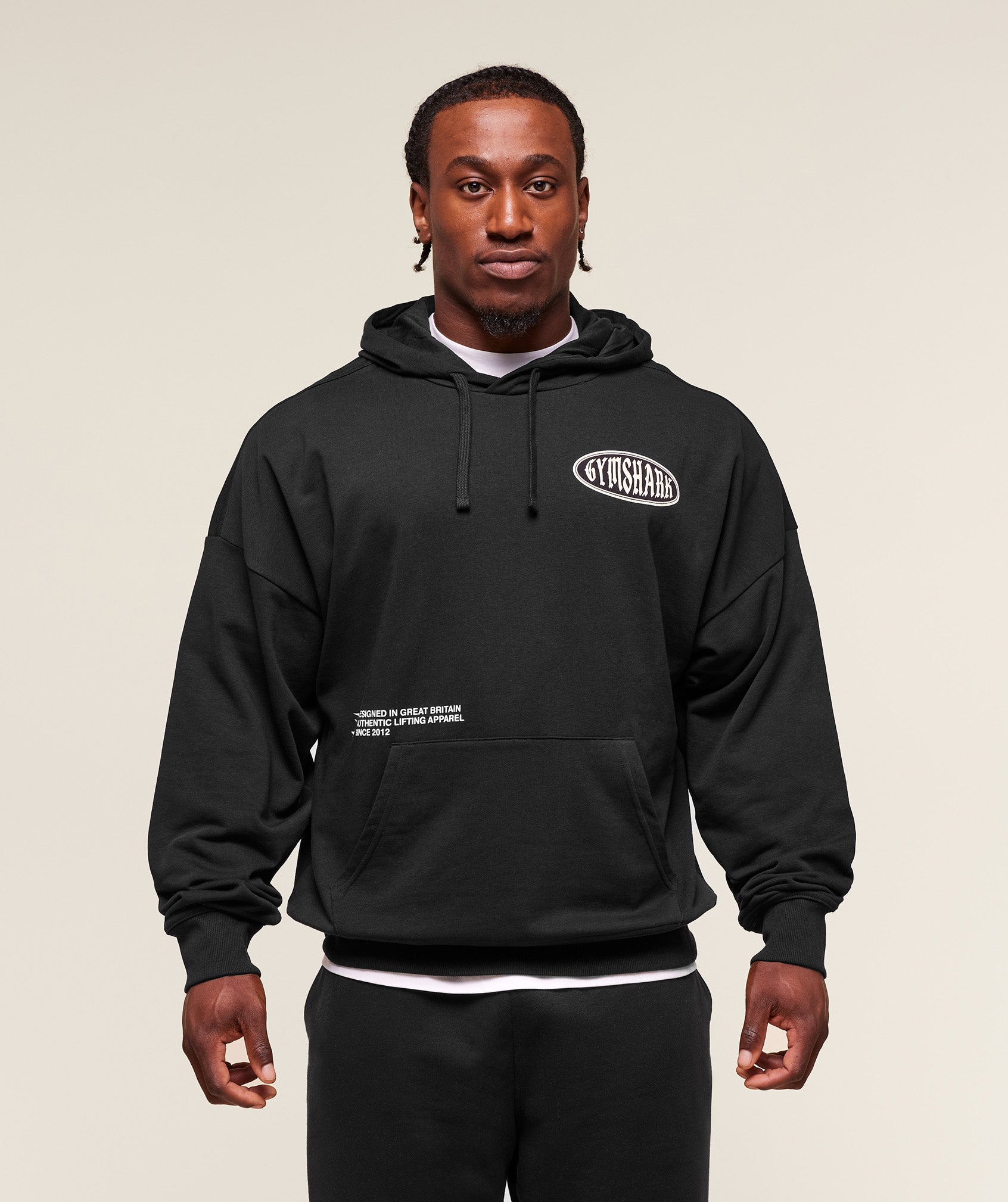 Gymshark Authentic Lifting Apparel Hoodie - Black