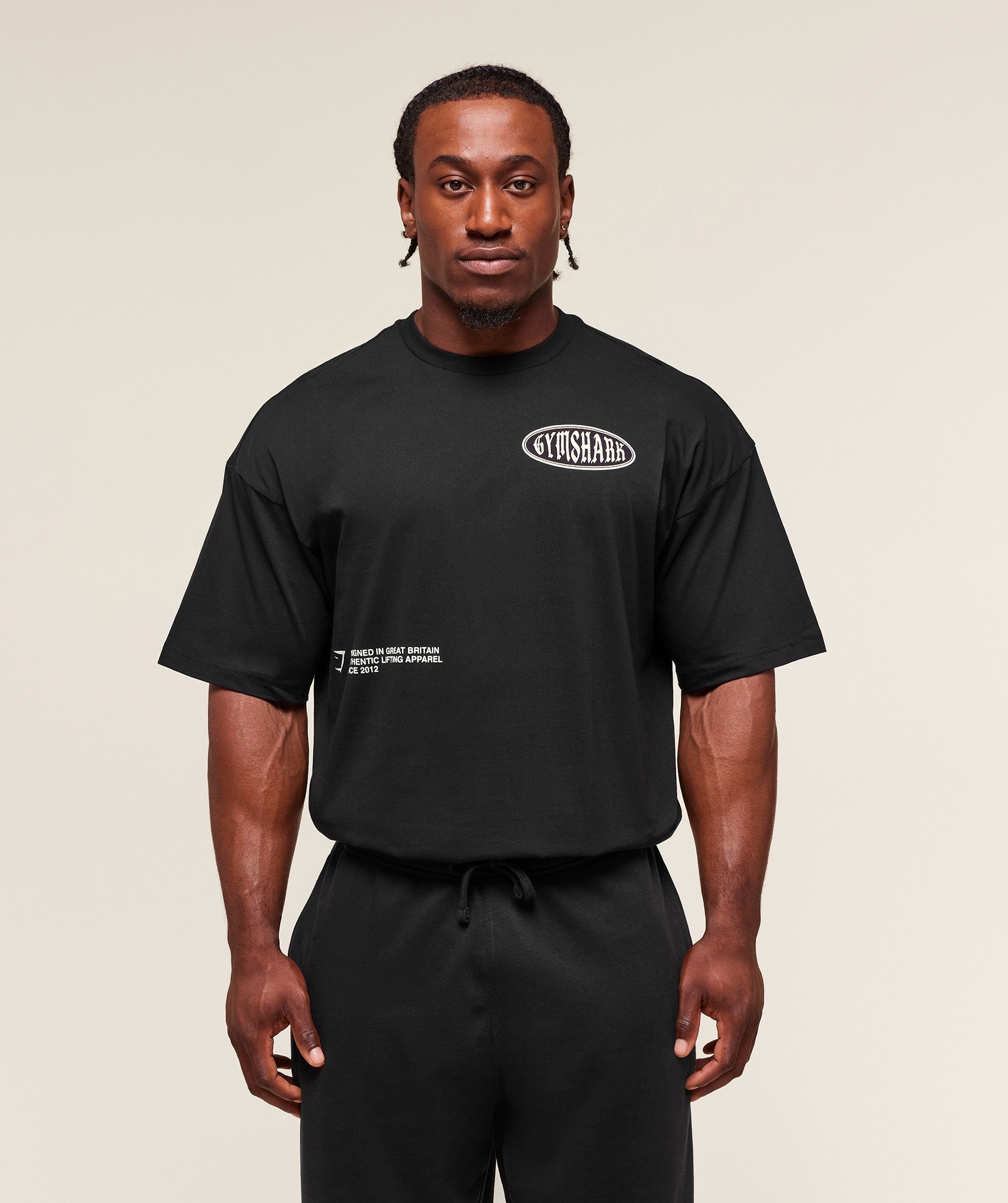 Gymshark Authentic Lifting Apparel T-Shirt - Black