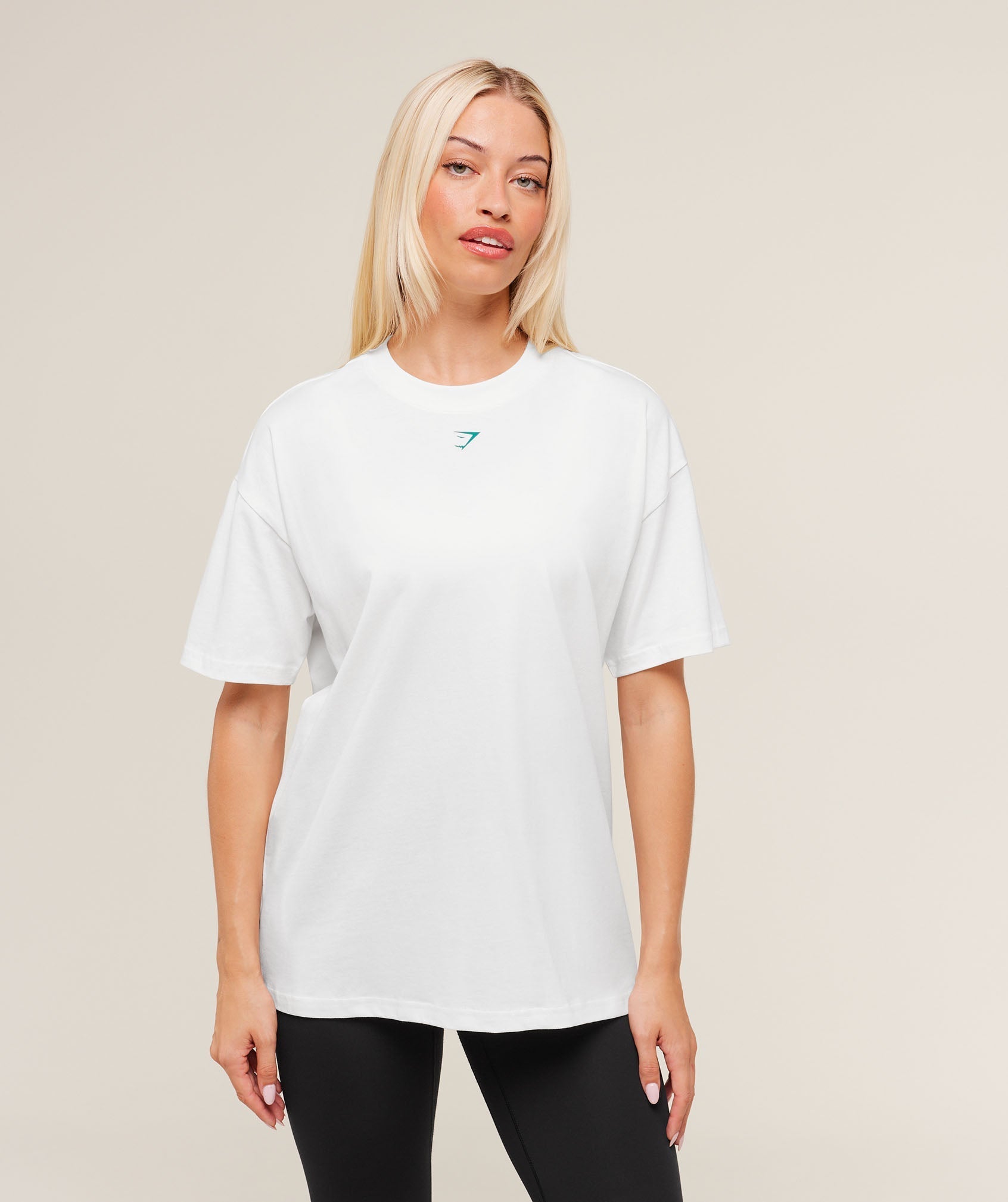 Gymshark Baking That Cake Graphic T-Shirt - GS Soft White