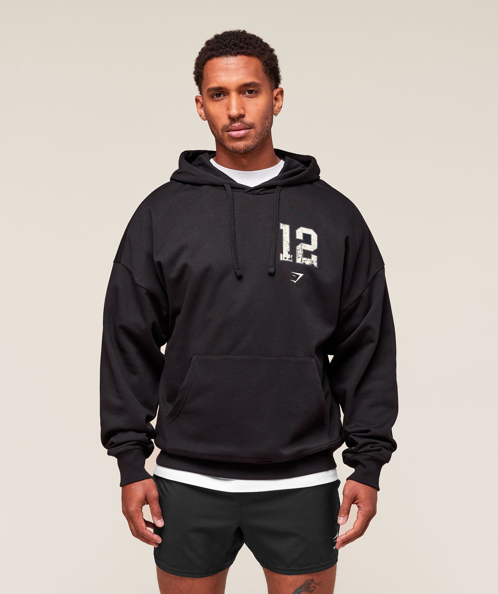Gymshark Campus Hoodie - Black