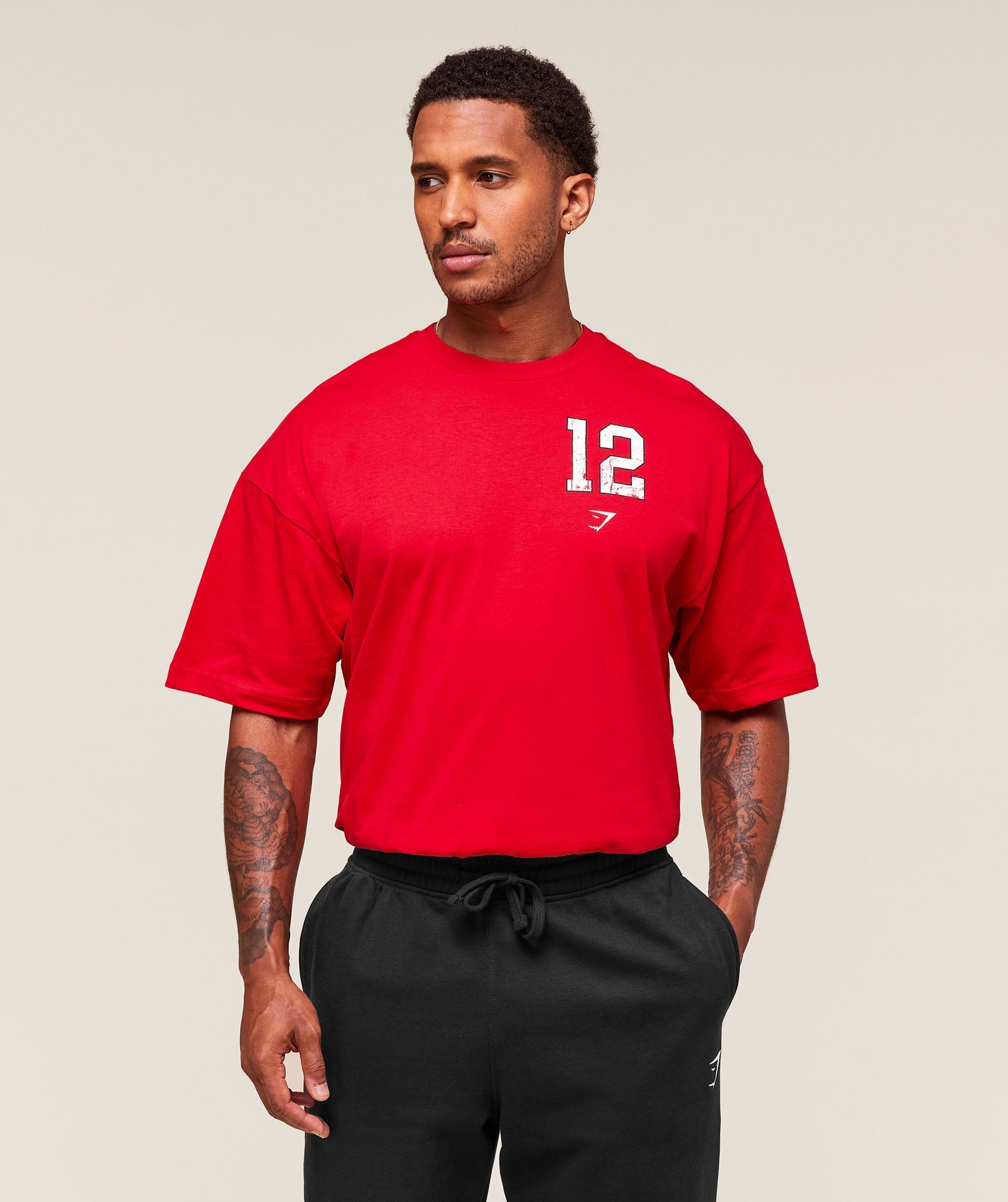 Gymshark Campus T-Shirt - Athletic Red