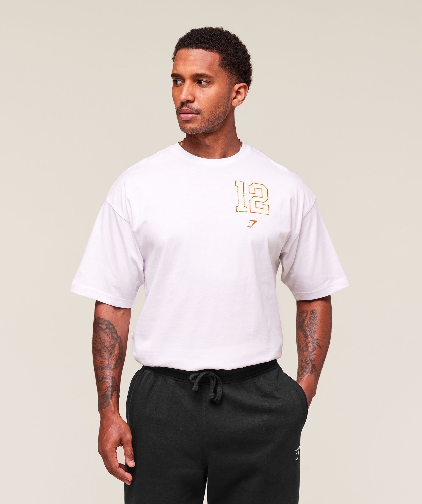 Gymshark Campus T-Shirt - White