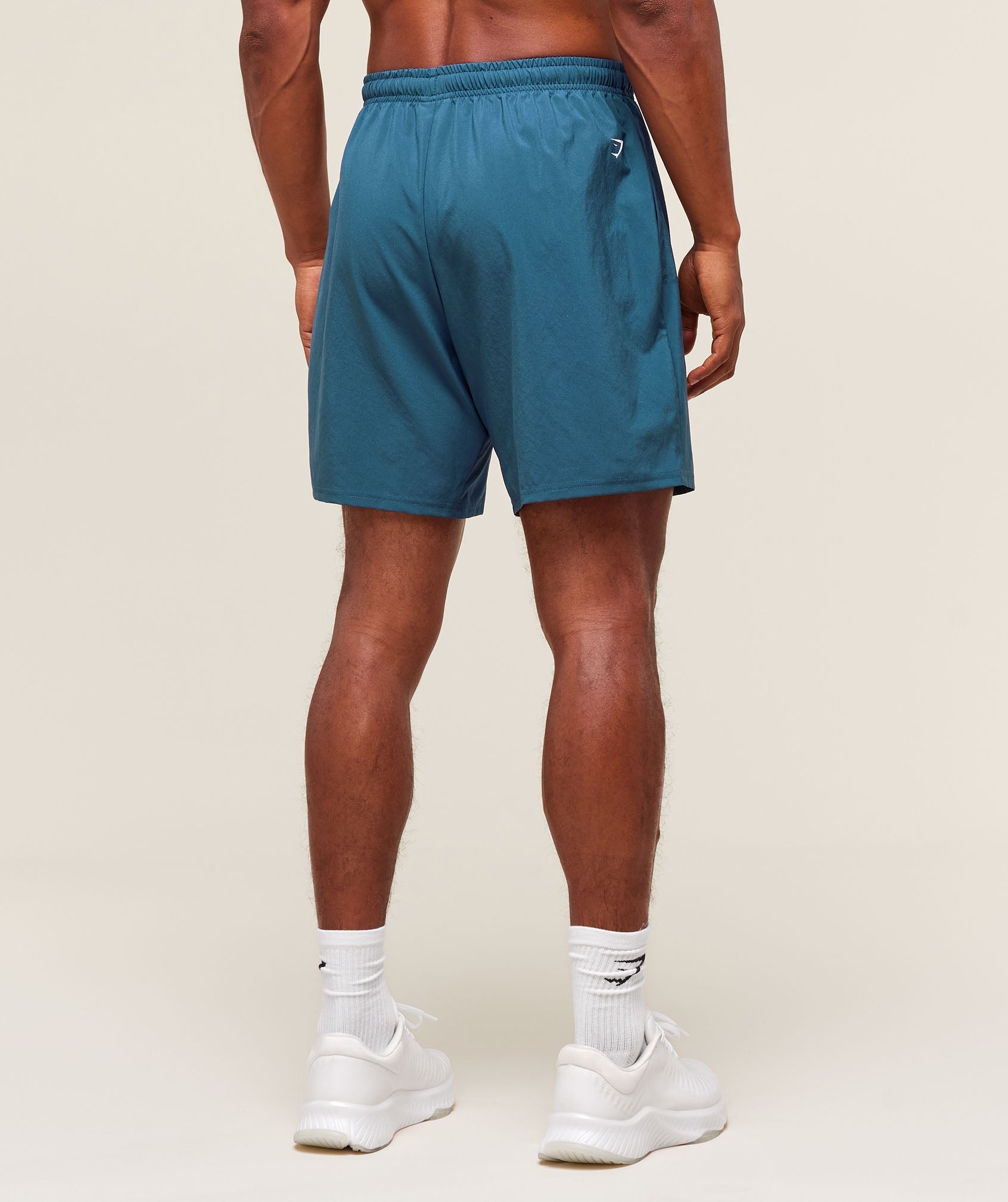 Gymshark S&C Graphic 7" Shorts - Success Blue