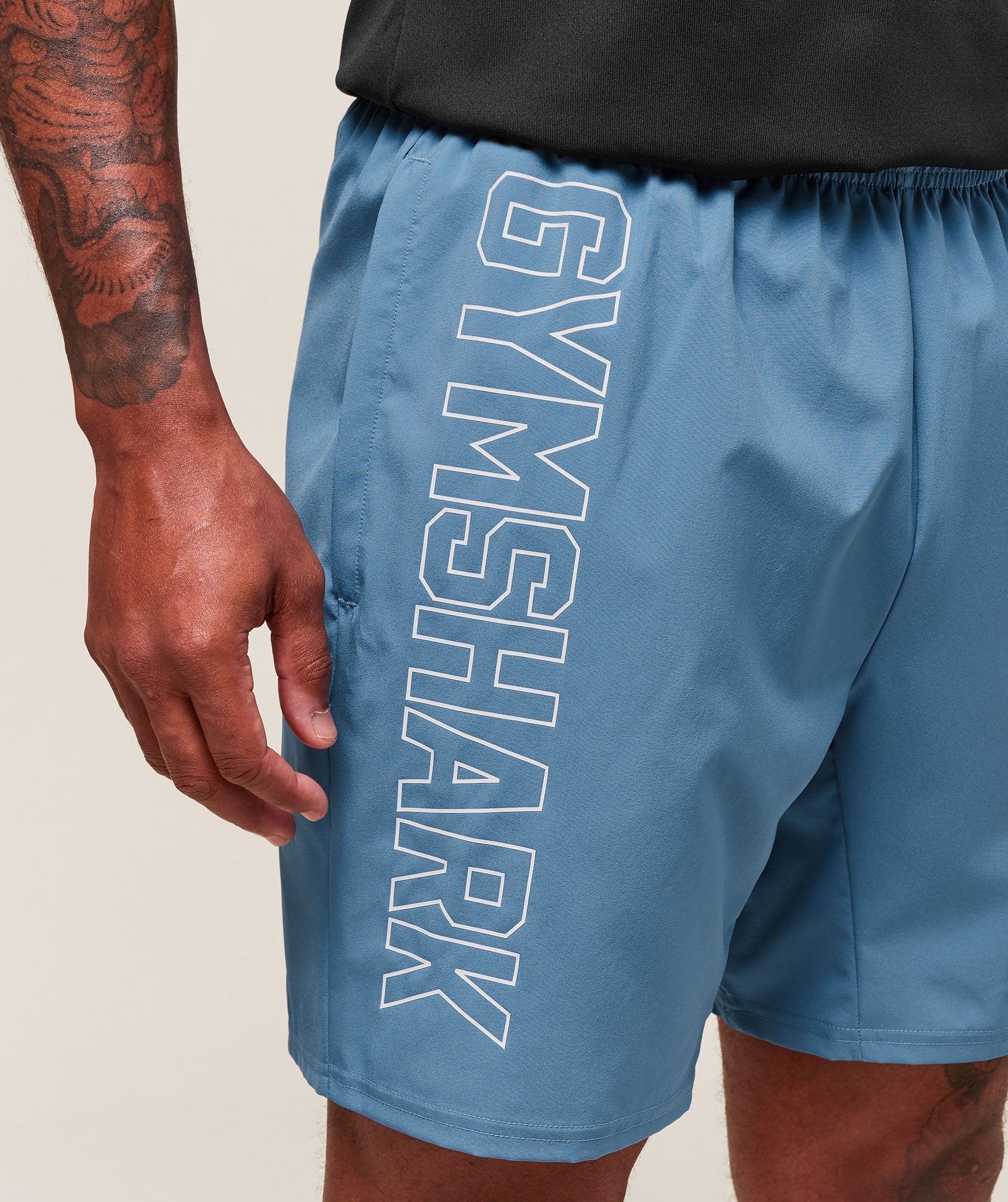 Gymshark Hybrid Athlete 7" Shorts - Classic Blue