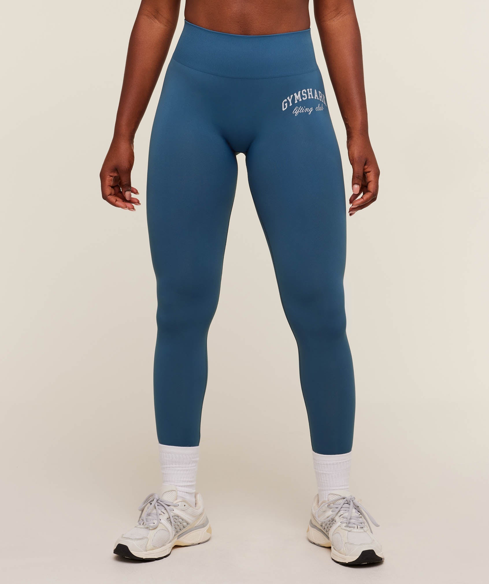 Gymshark Everyday Seamless Lifting Club Leggings - Compound Blue