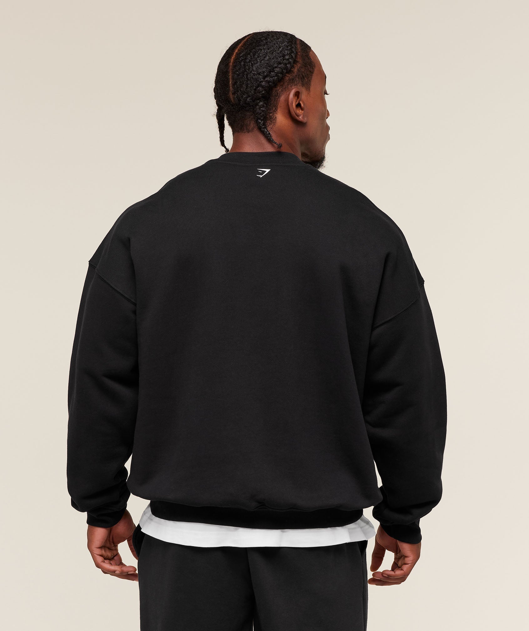 Gymshark Fade Graphic Crew - GS Black