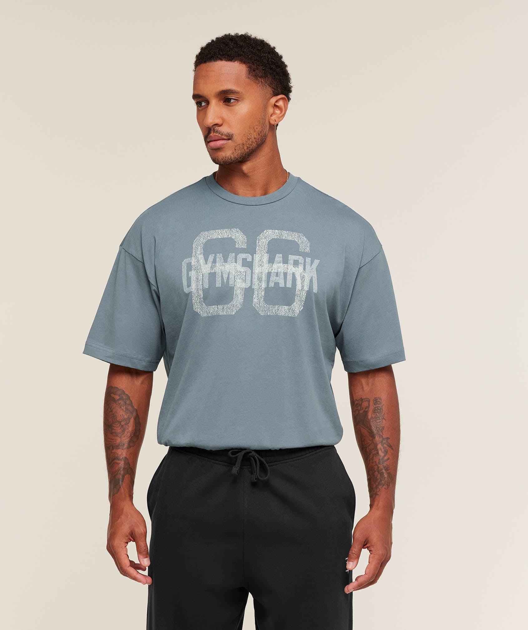 Gymshark GS66 T-Shirt - Iron Blue