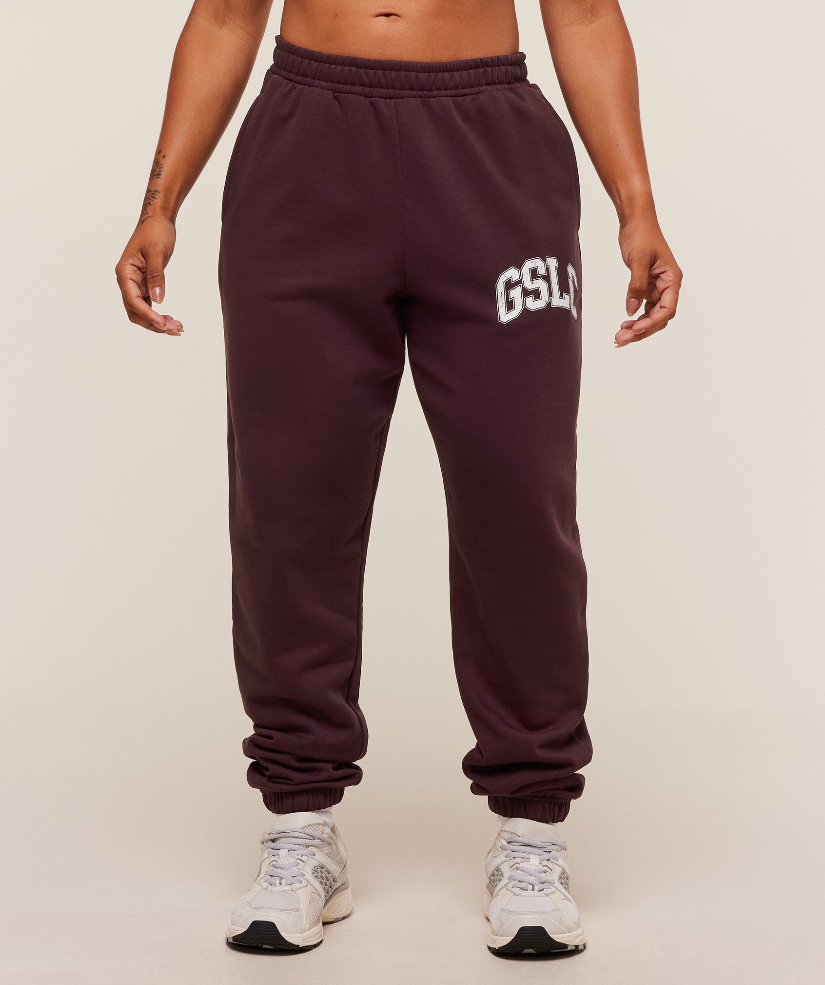 Gymshark GSLC Lifting Club Cuffed Joggers - Cherry Purple